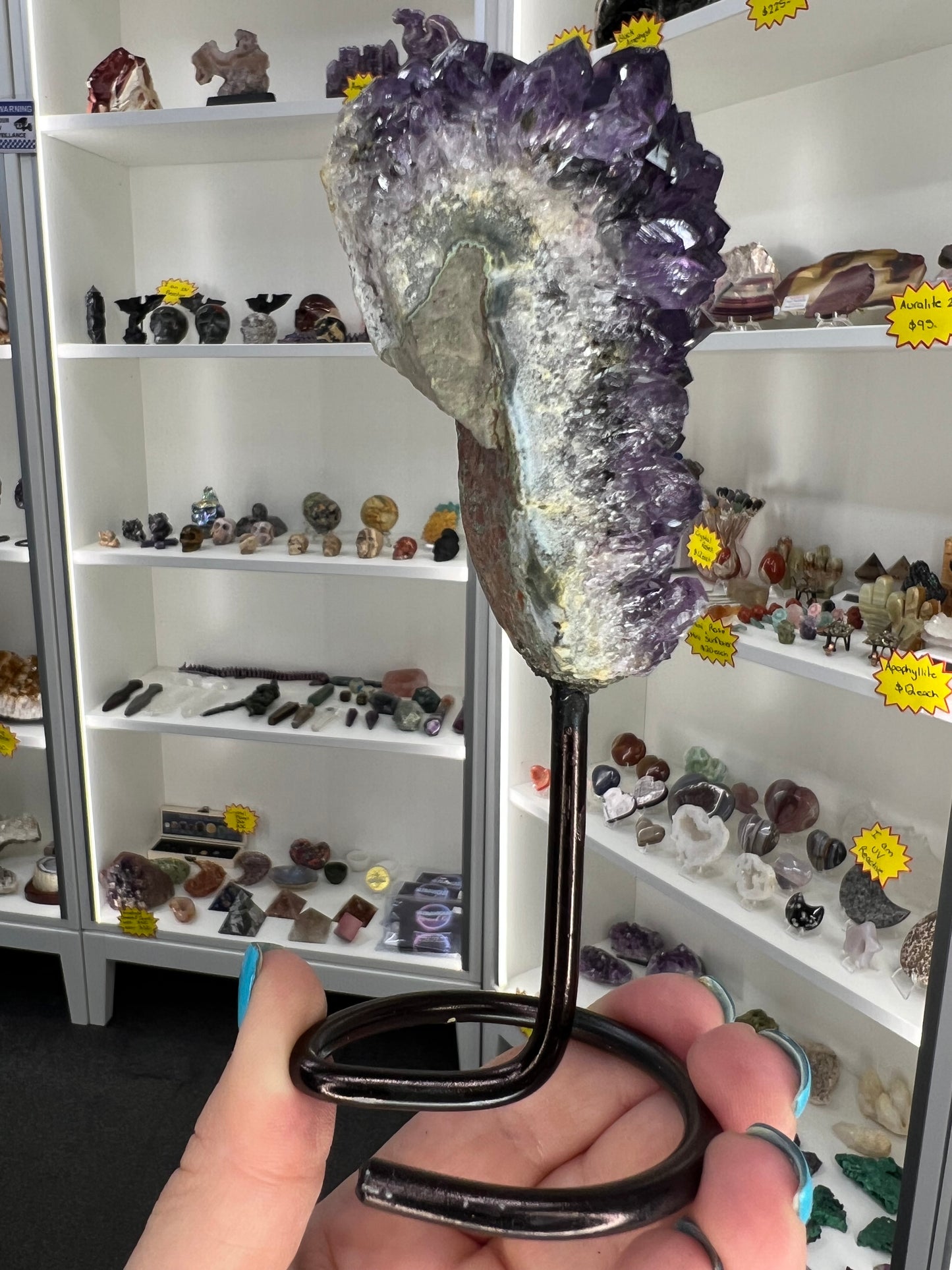 Amethyst Cluster on Stand