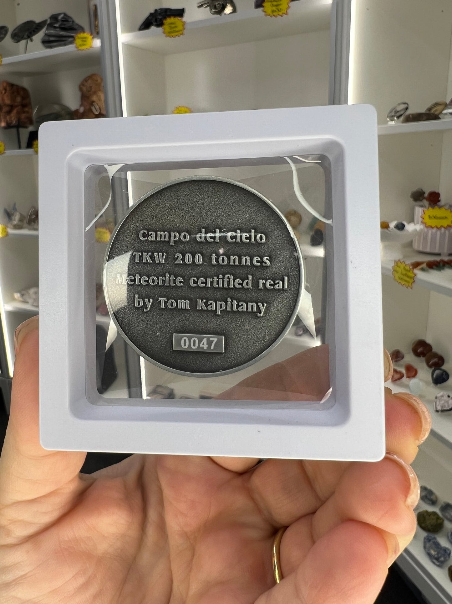 Campo Del Cielo Meteorite Coin
