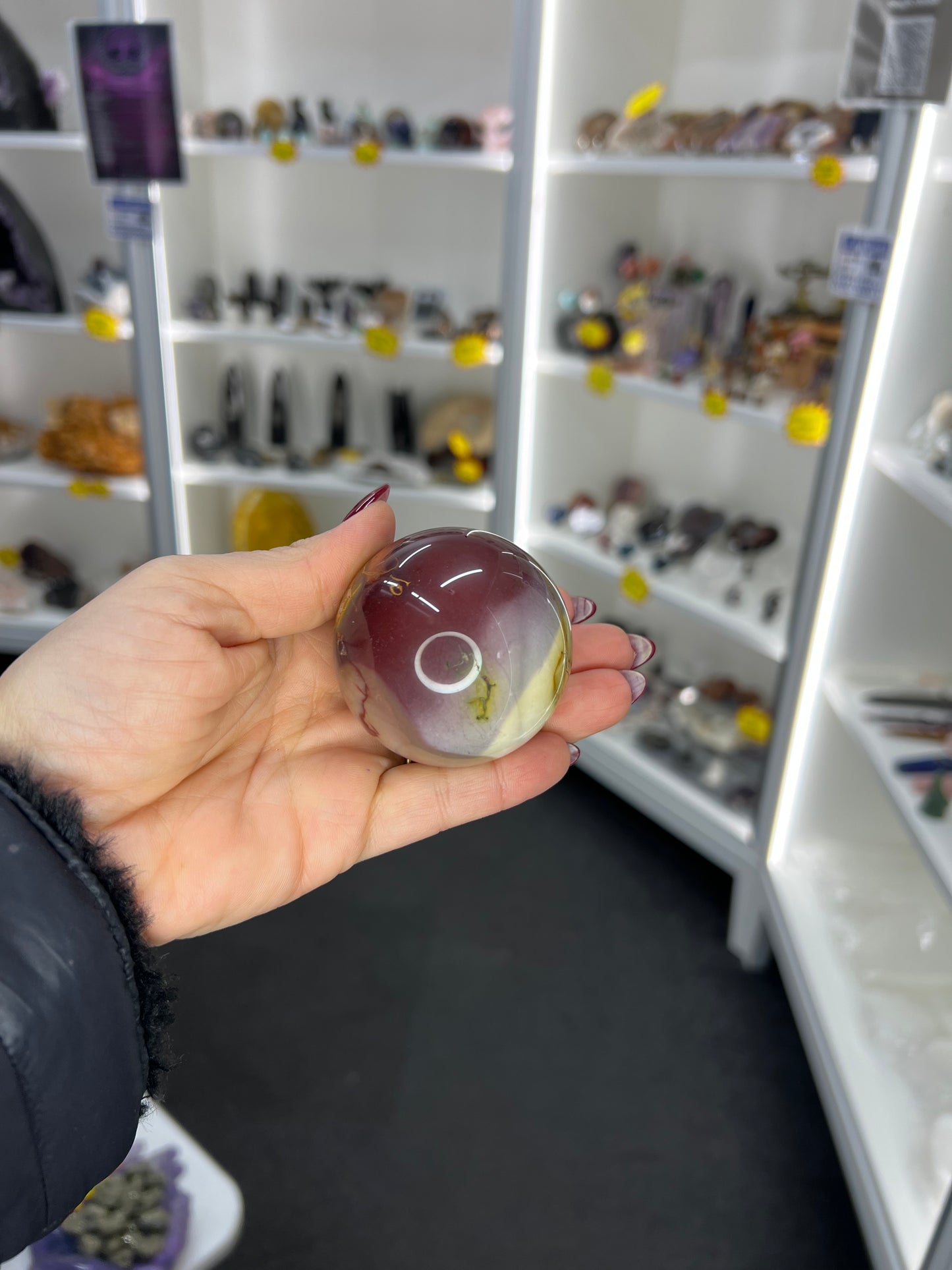Mookaite Jasper Sphere with Stand