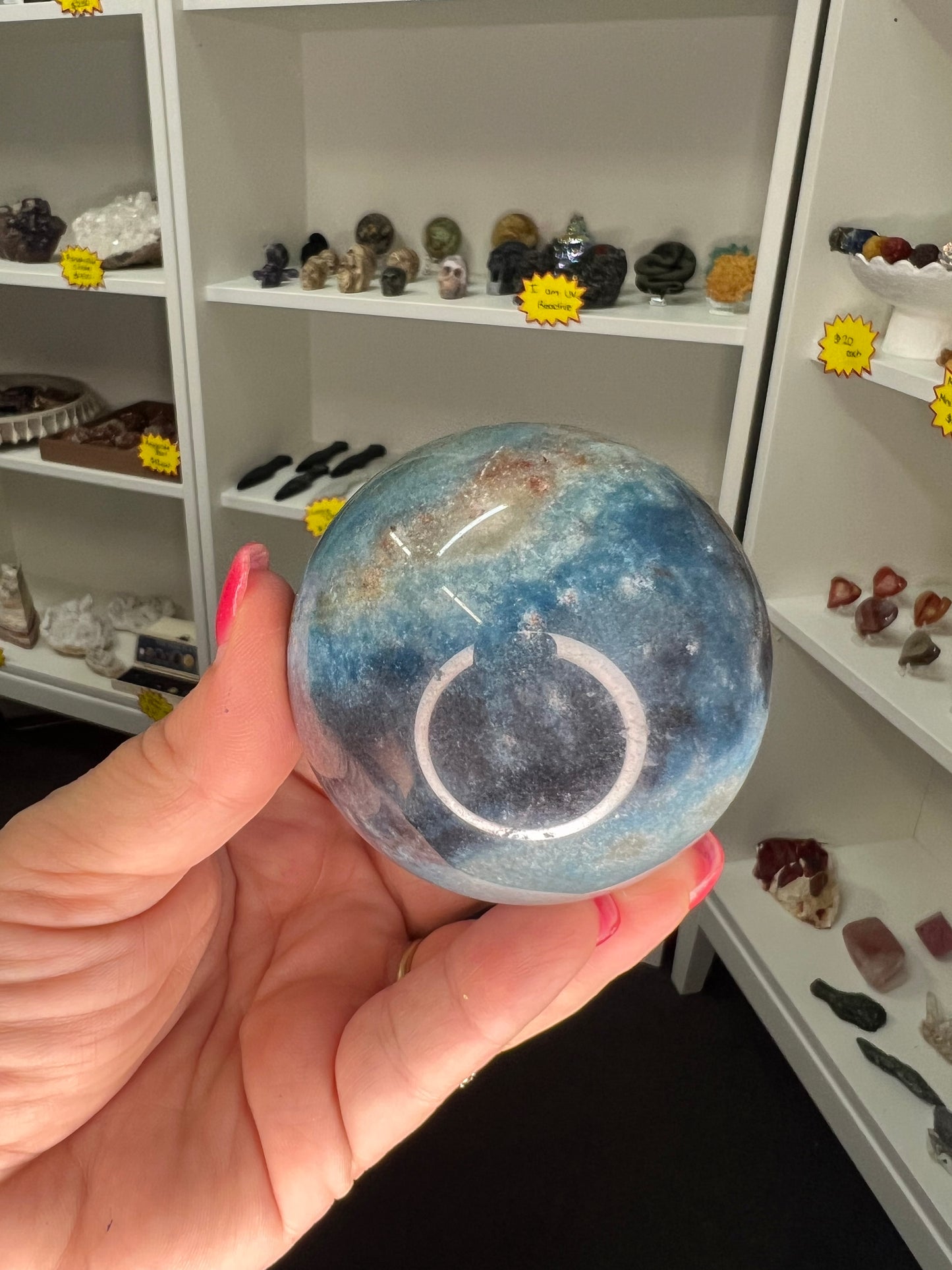 Trolleite Sphere with Stand