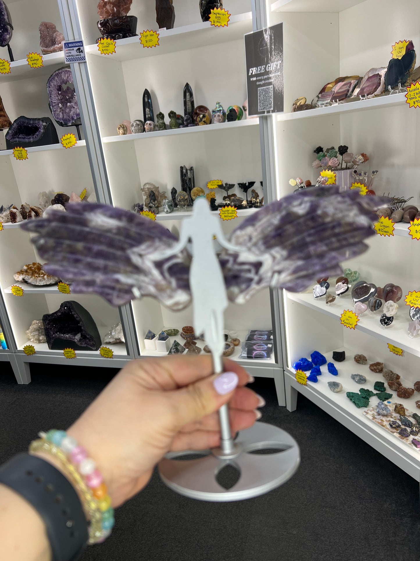Chevron / Dream Amethyst Angel