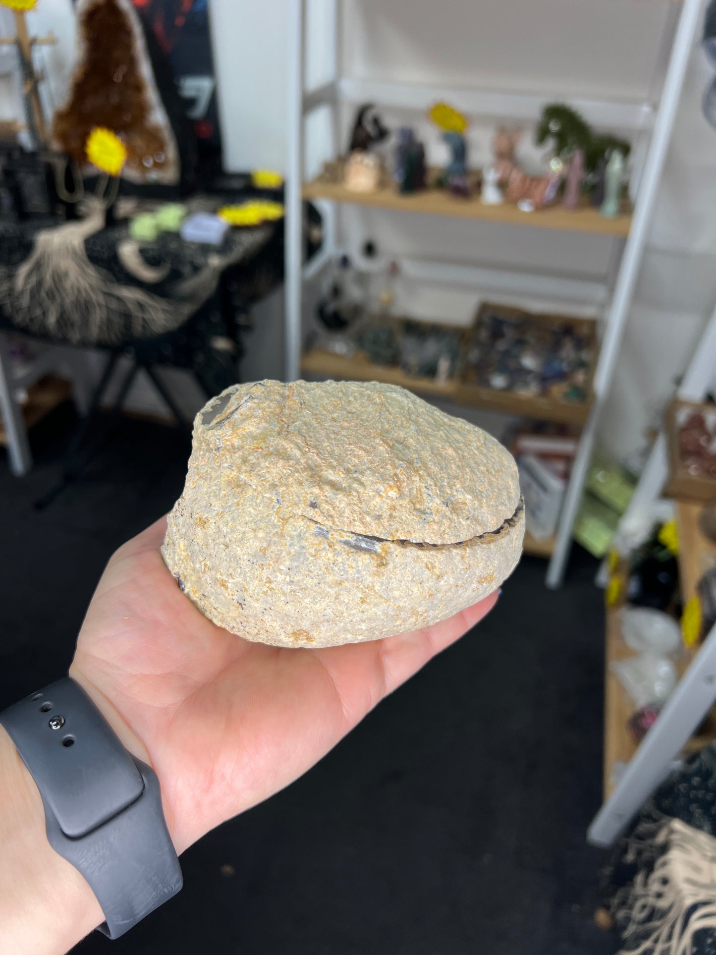 Druzy Agate Jewellery Box on Stand