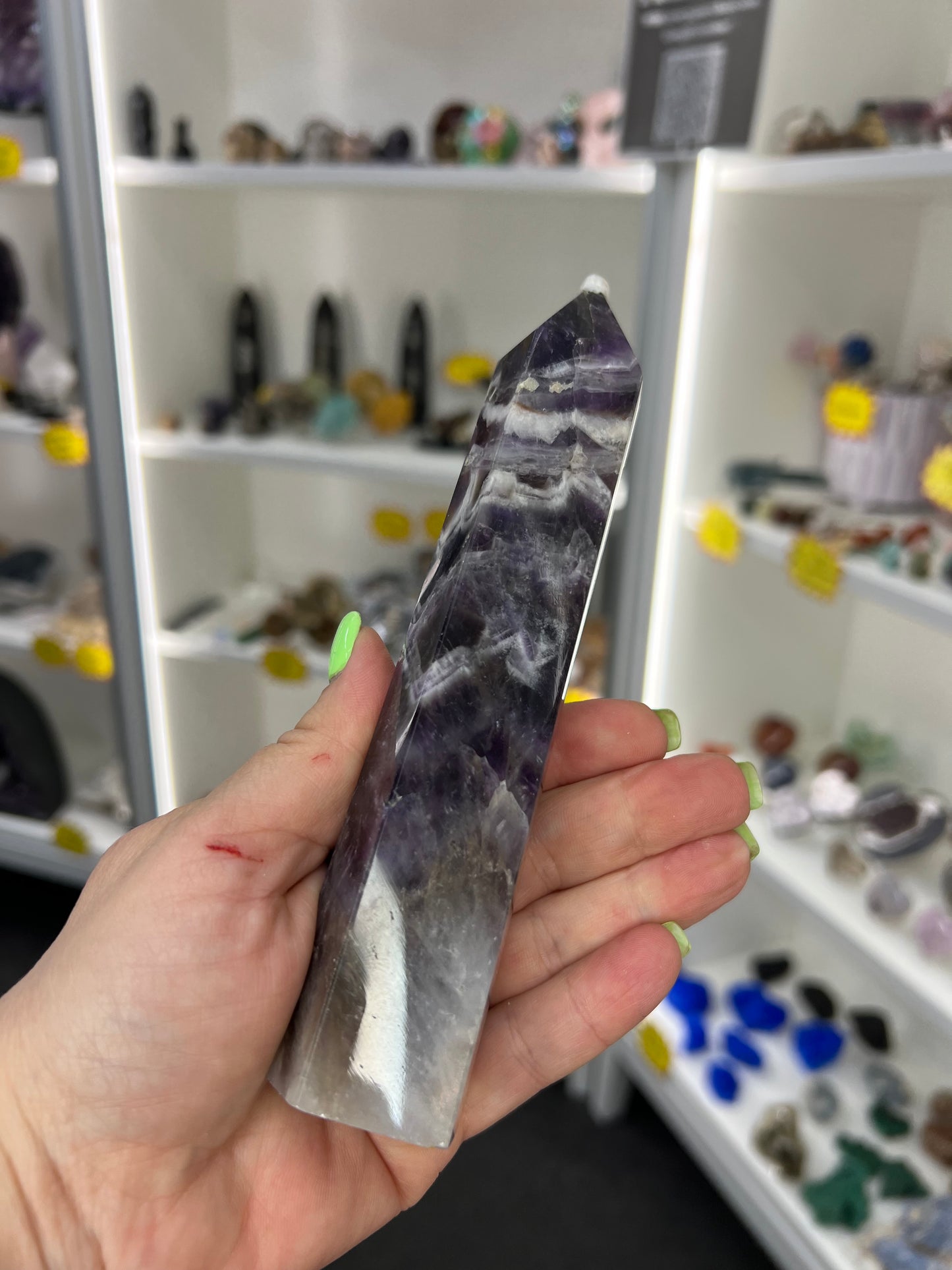 Chevron / Dream Amethyst Tower