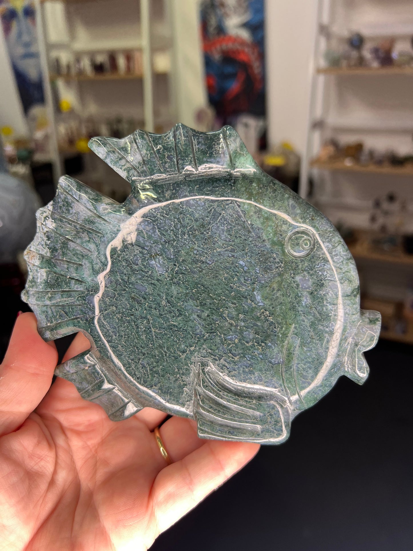 Moss Agate Fish