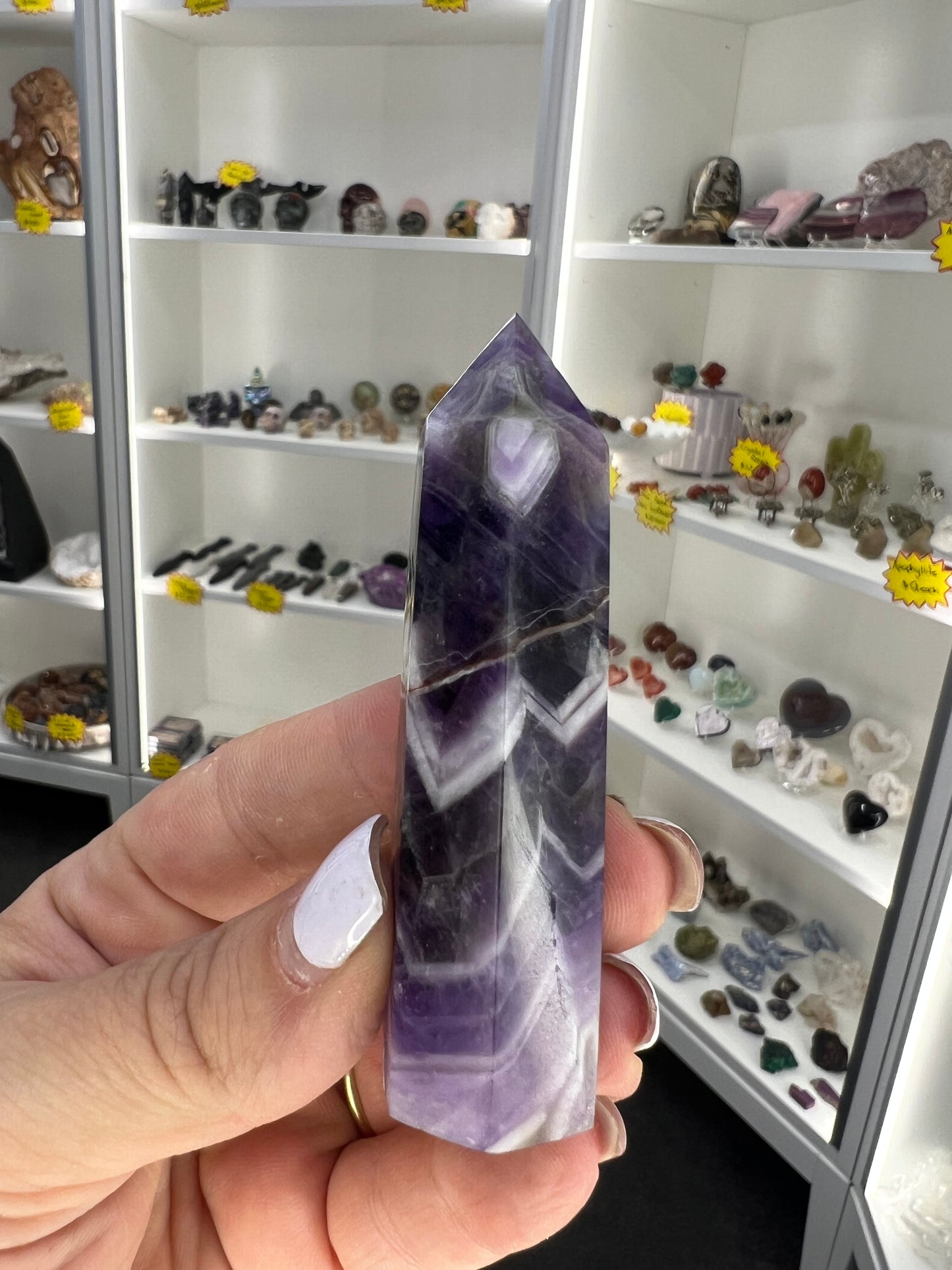 Chevron / Dream Amethyst Tower