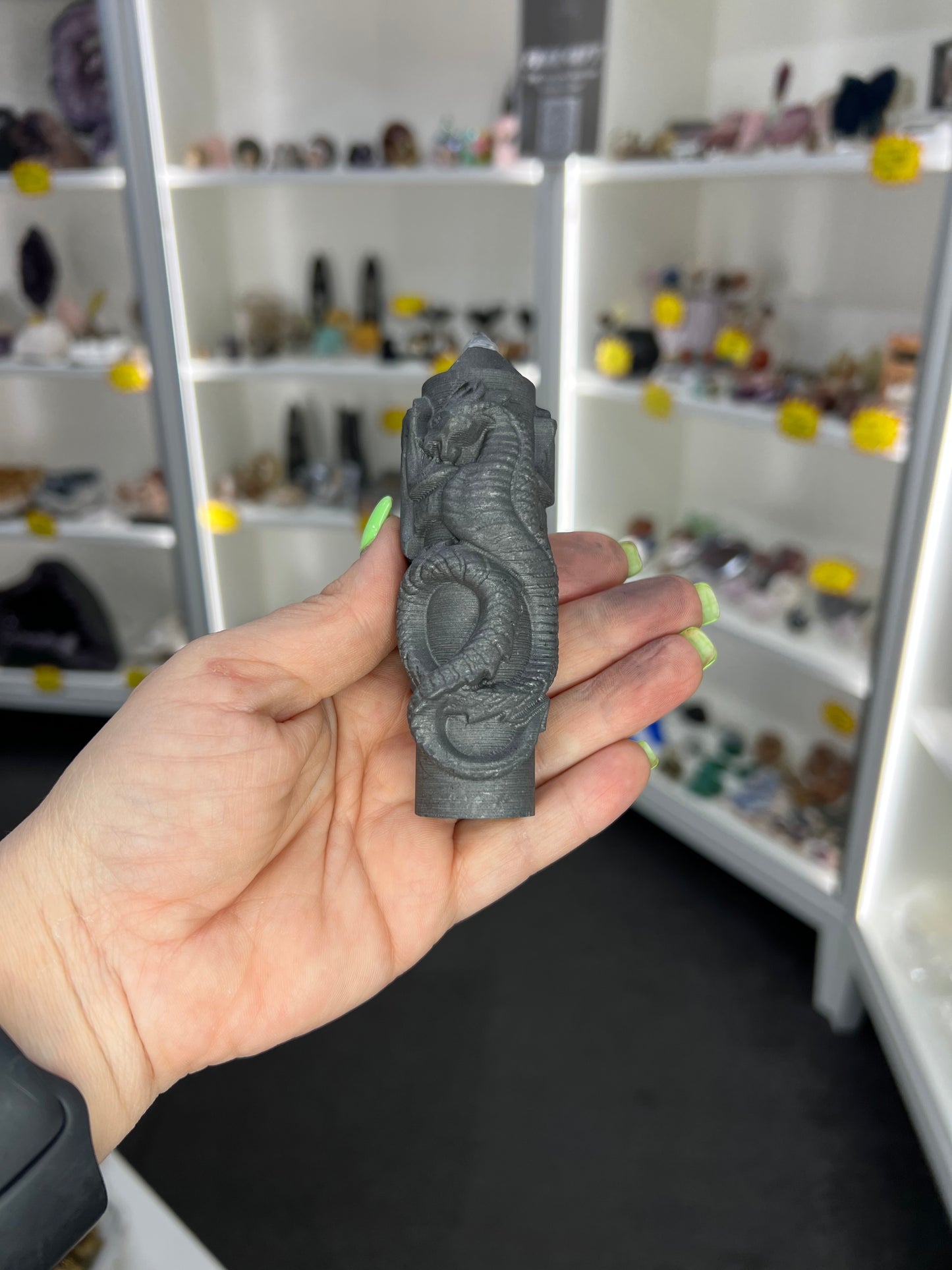 Shungite Dragon on Point