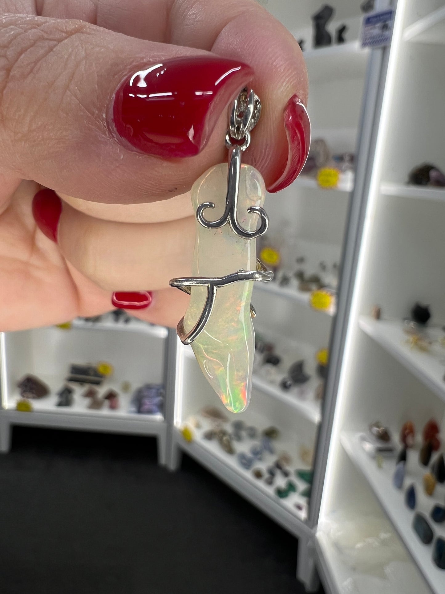 Opal Pendant (Sterling Silver)