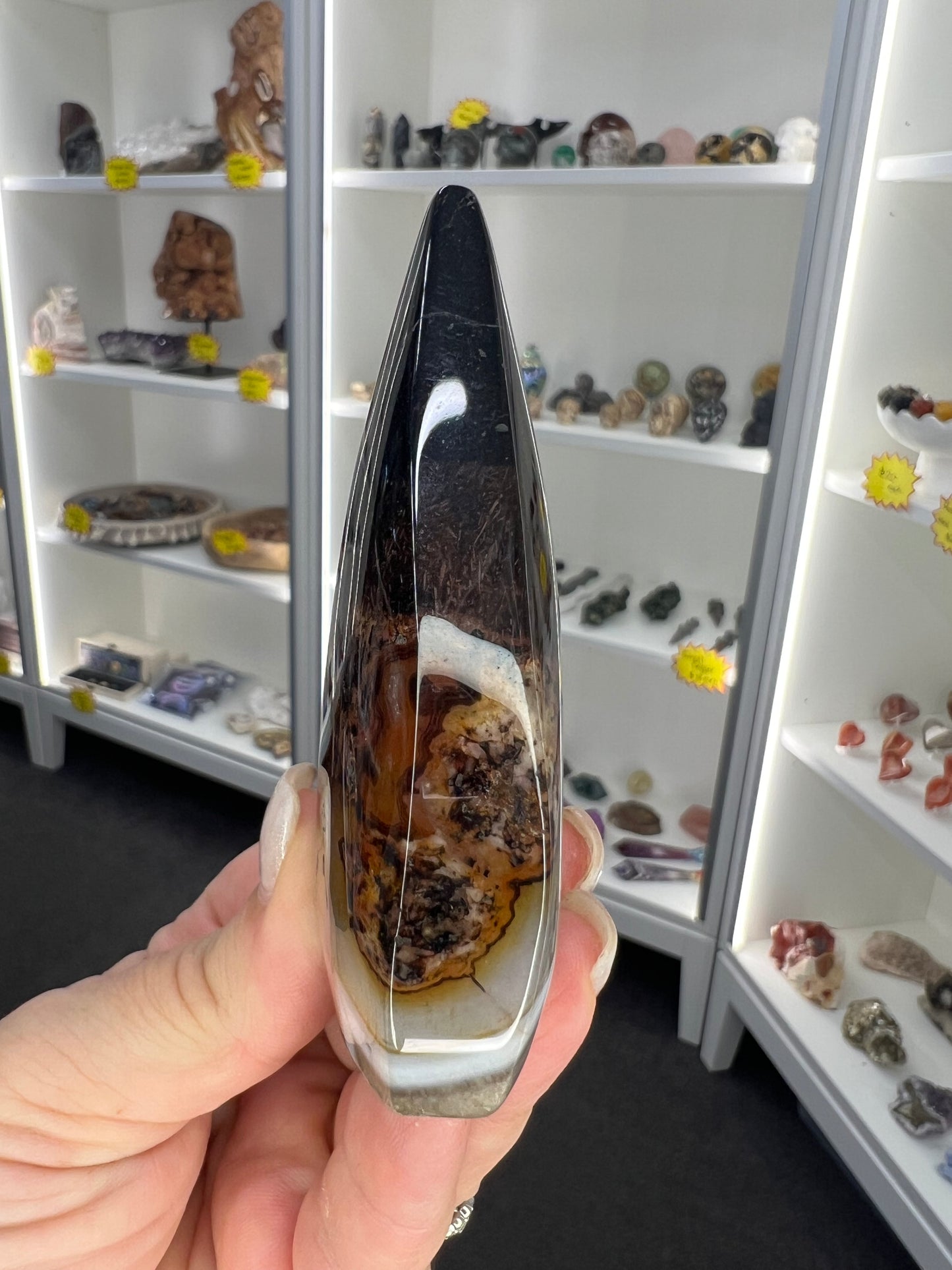 Black Agate Freeform