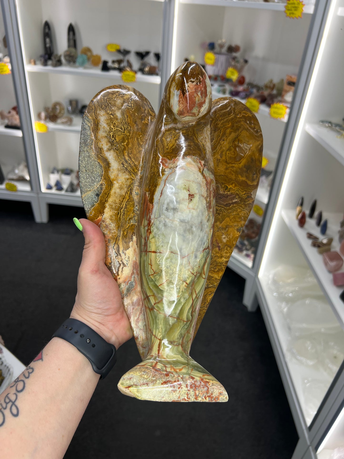 Green Onyx Angel