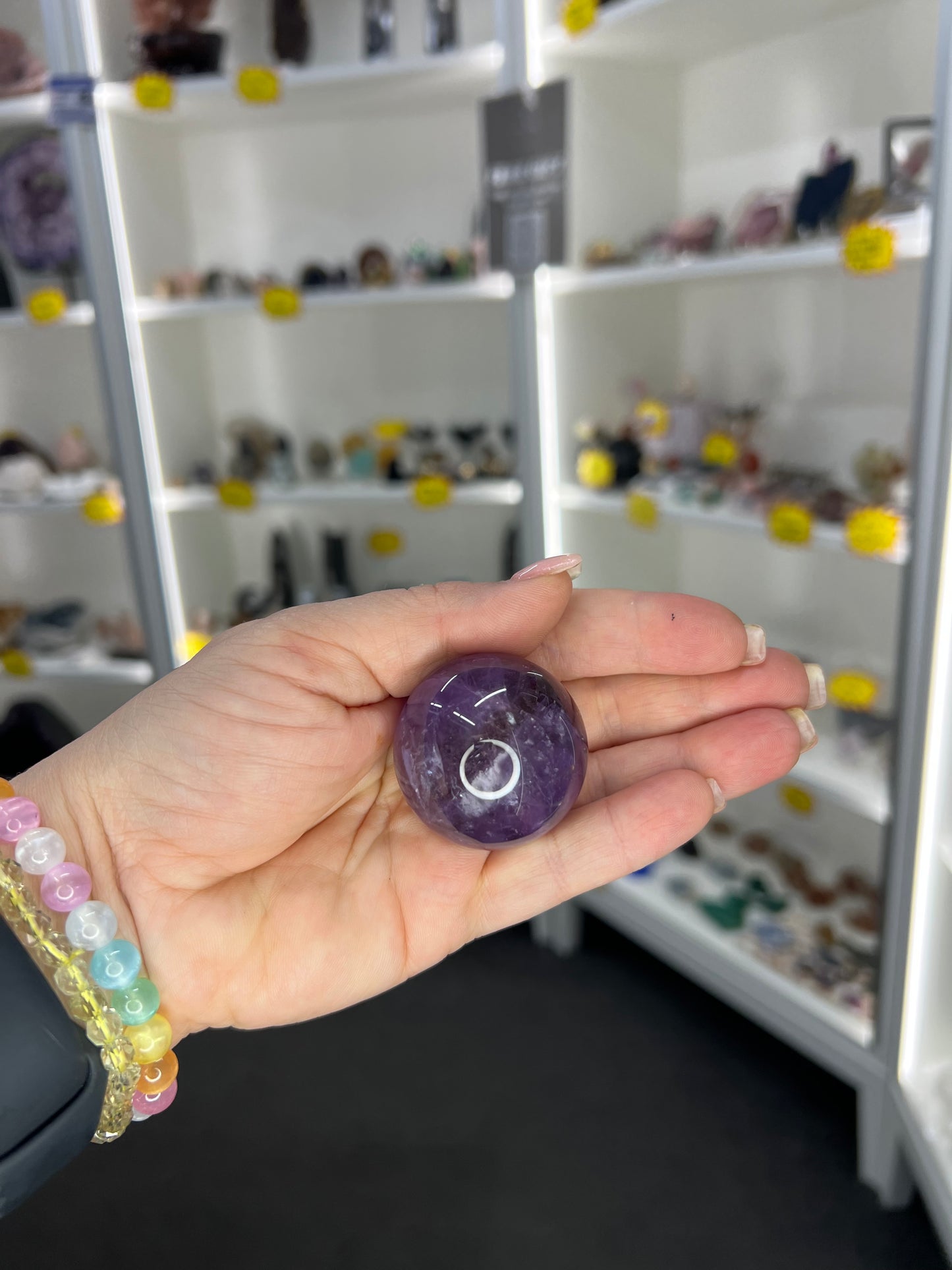 Amethyst Sphere on Stand