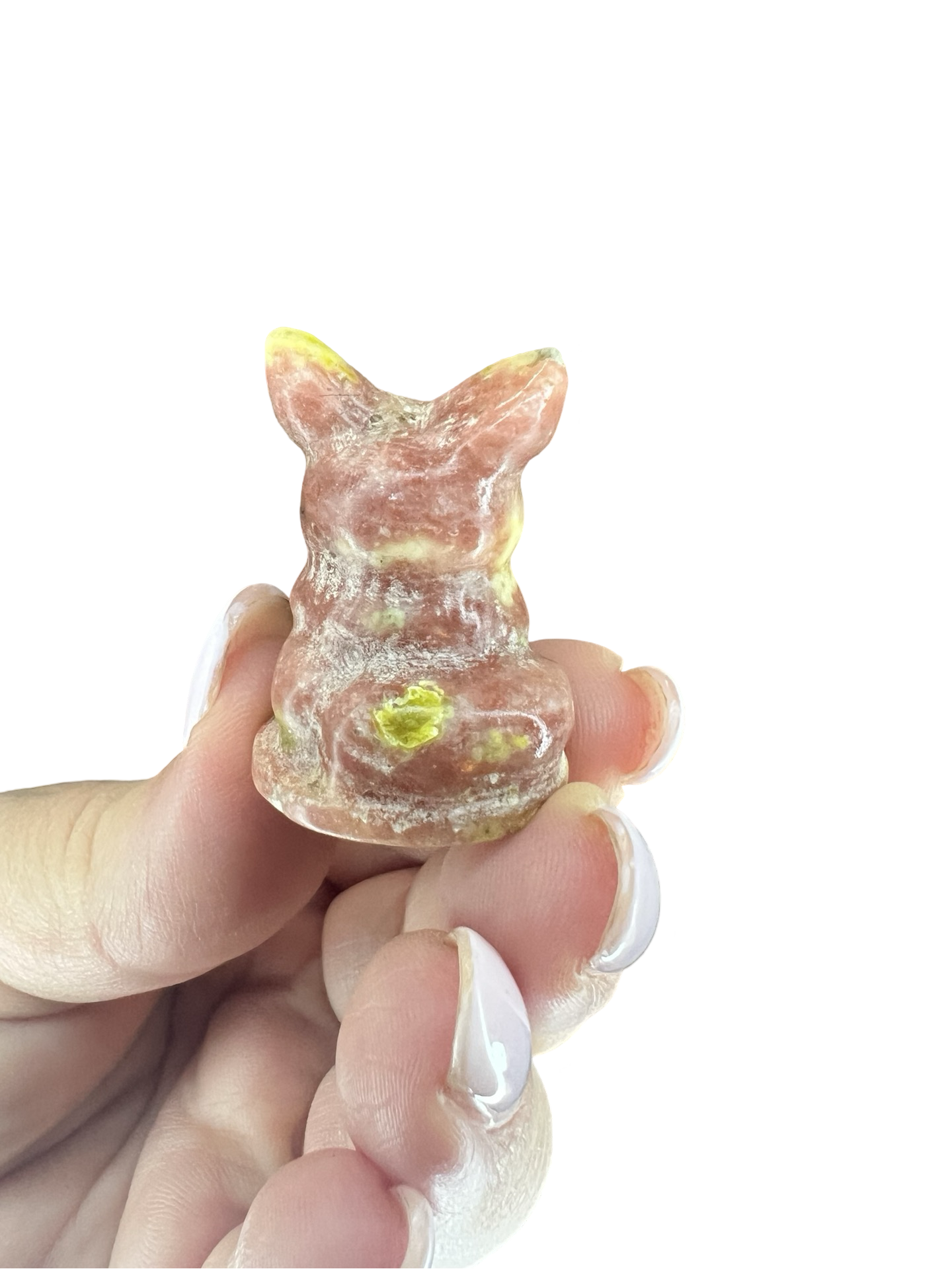 Plum Jade Eevee Carving