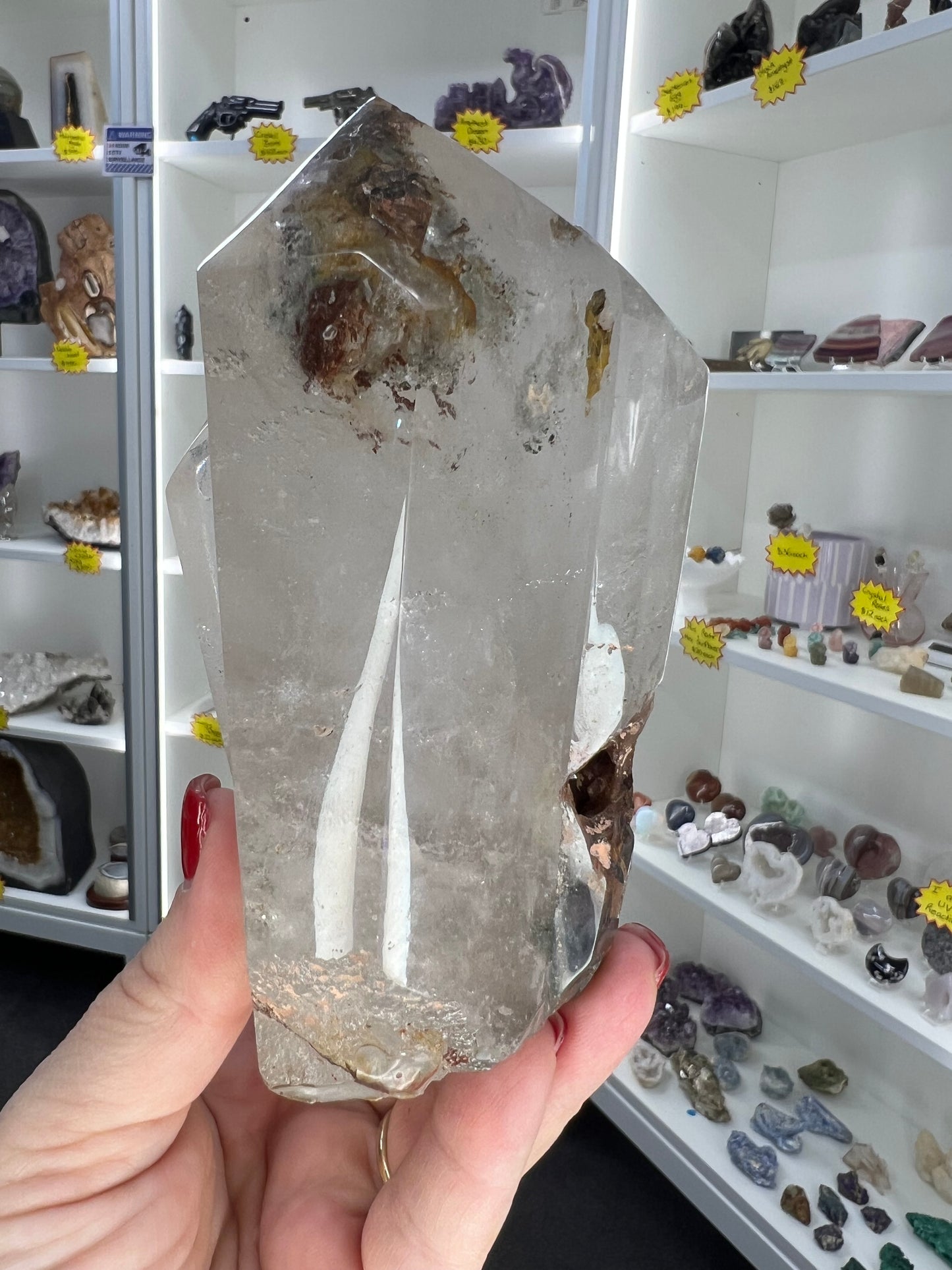 Garden Quartz Triple Point Tower