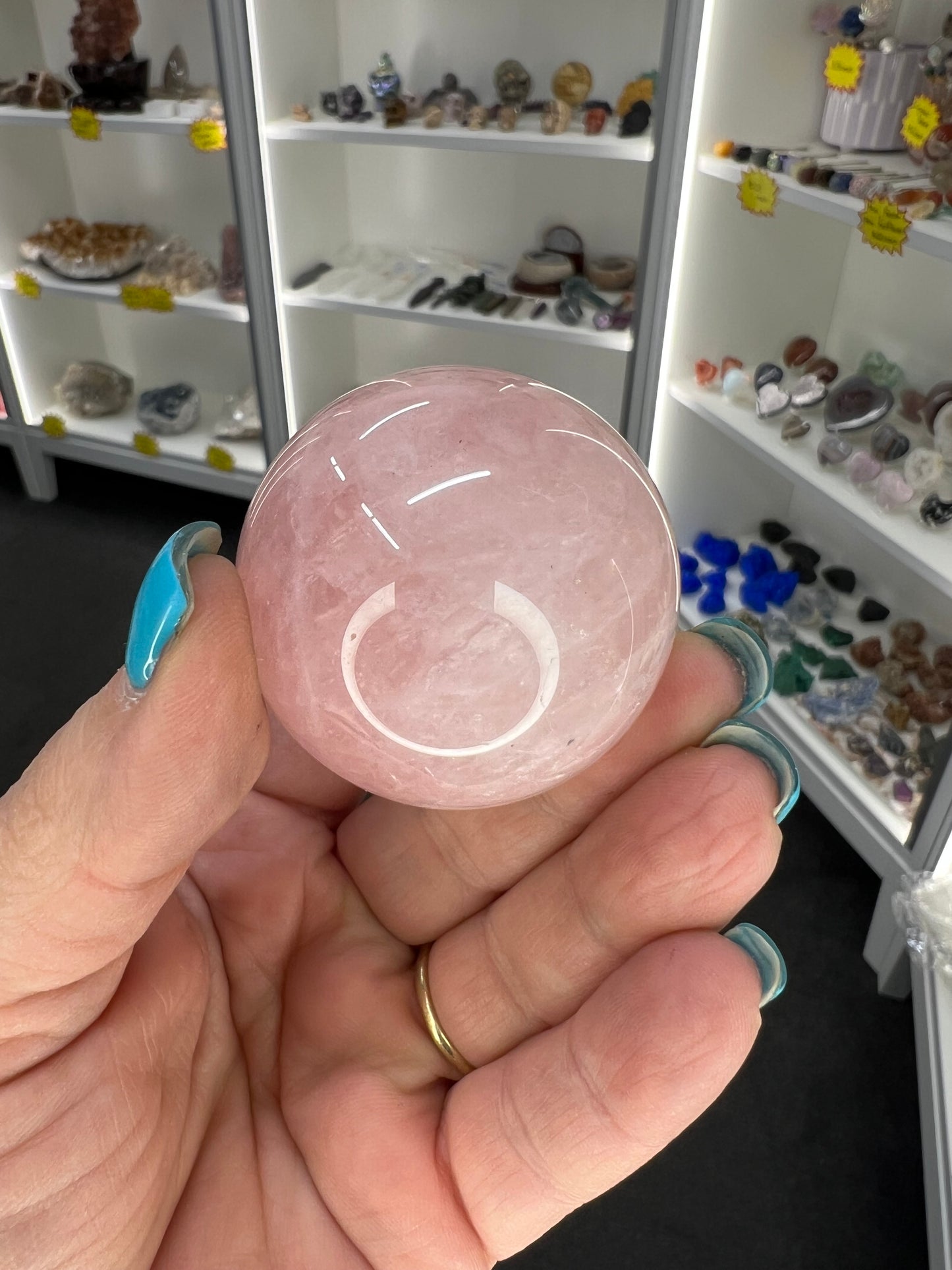 Rose Quartz Sphere with Stand