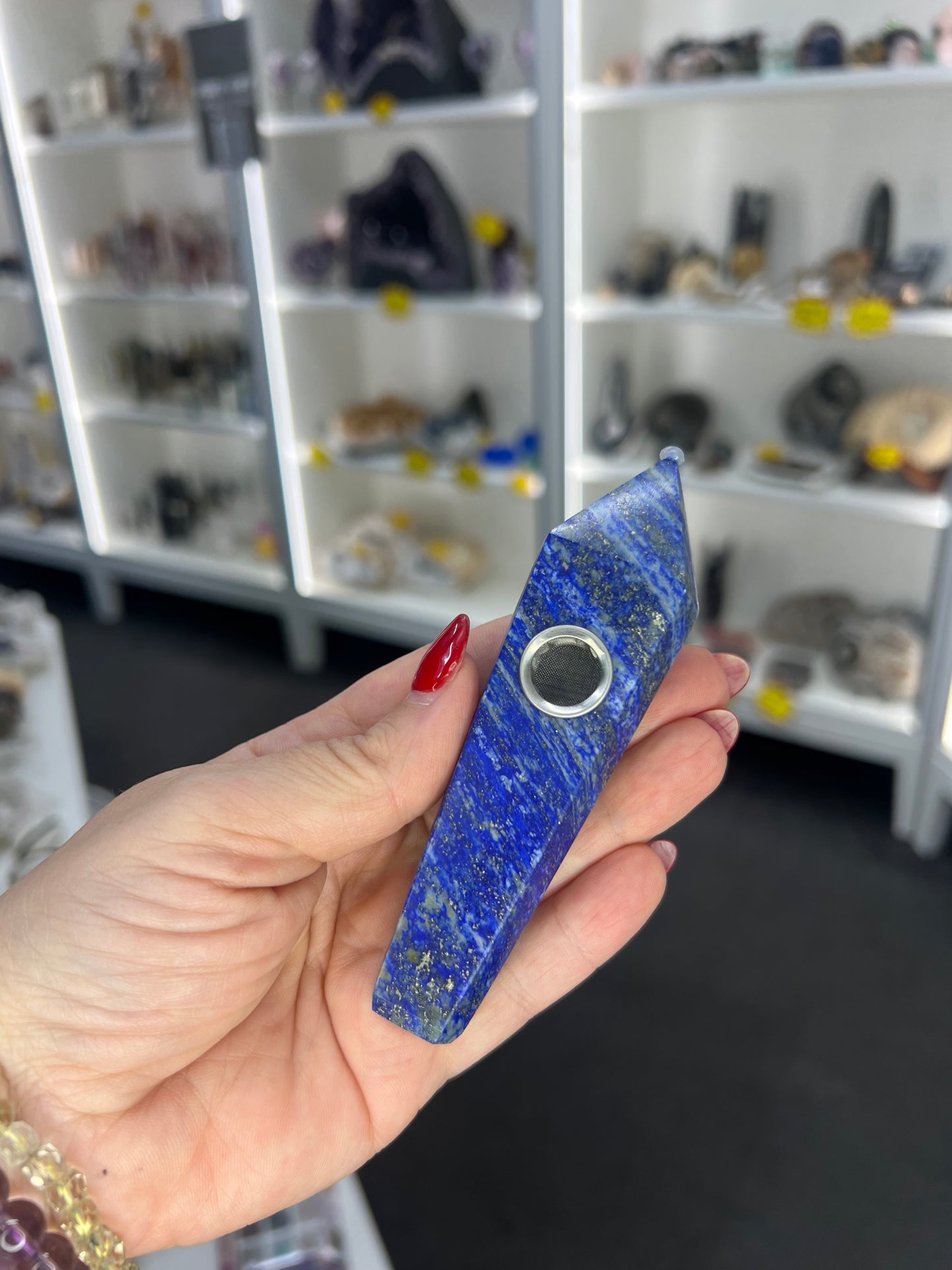 Lapis Lazuli Pipe