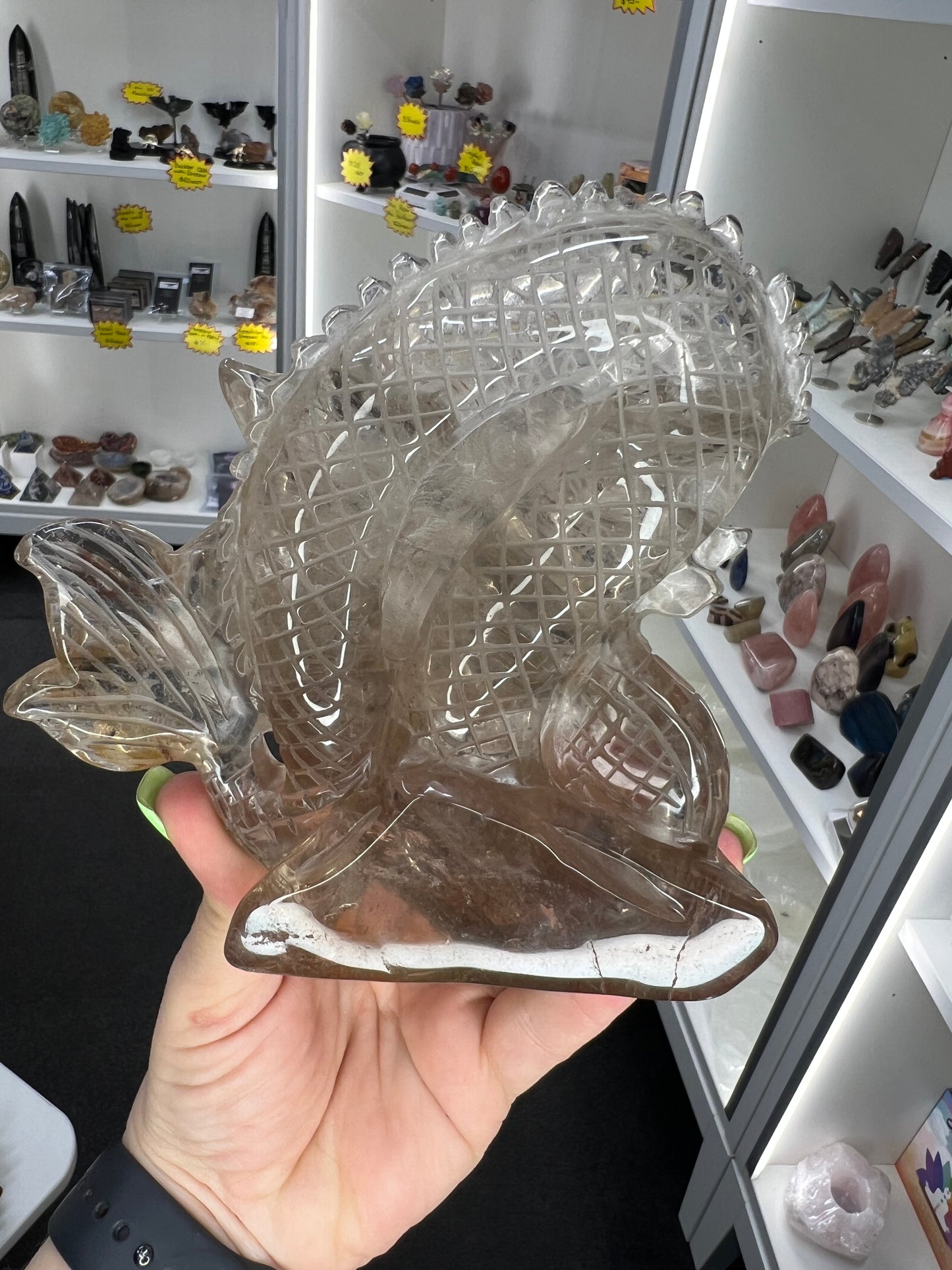 Smoky Quartz Chinese Dragon
