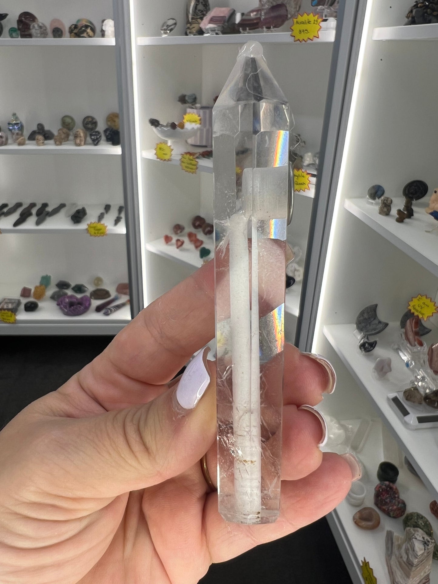 Clear Quartz Pipe