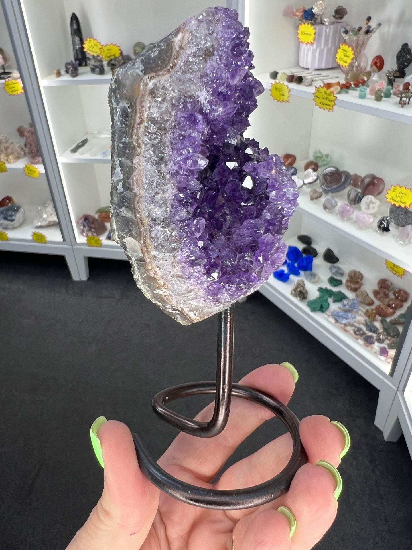 Amethyst Cluster on Stand