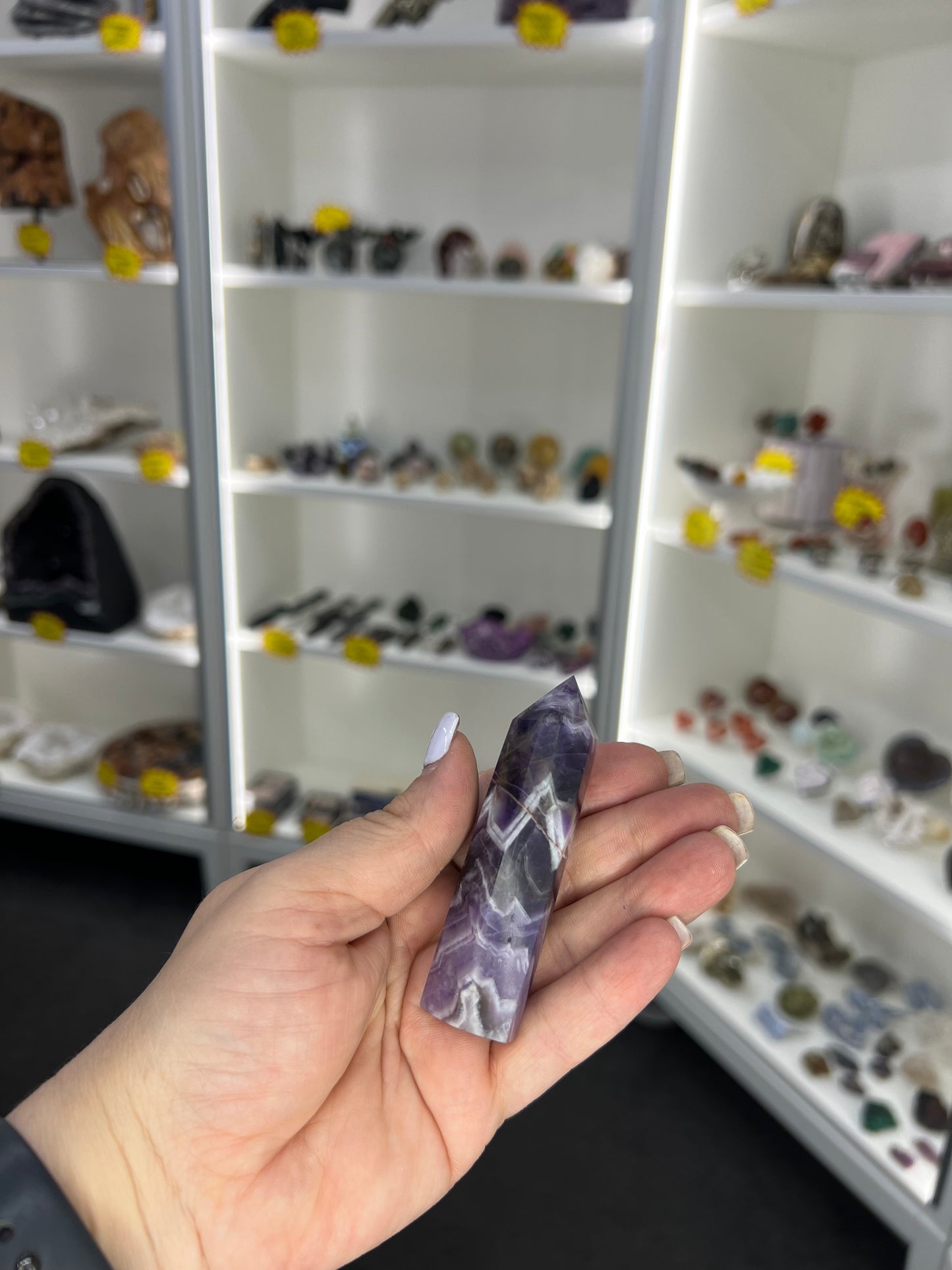 Chevron / Dream Amethyst Tower