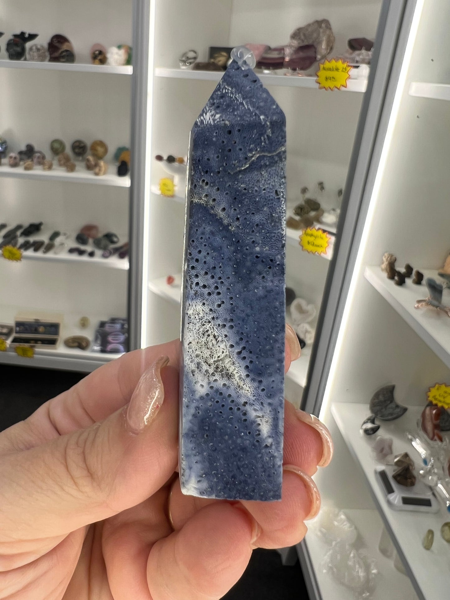 Blue Coral Jade Tower