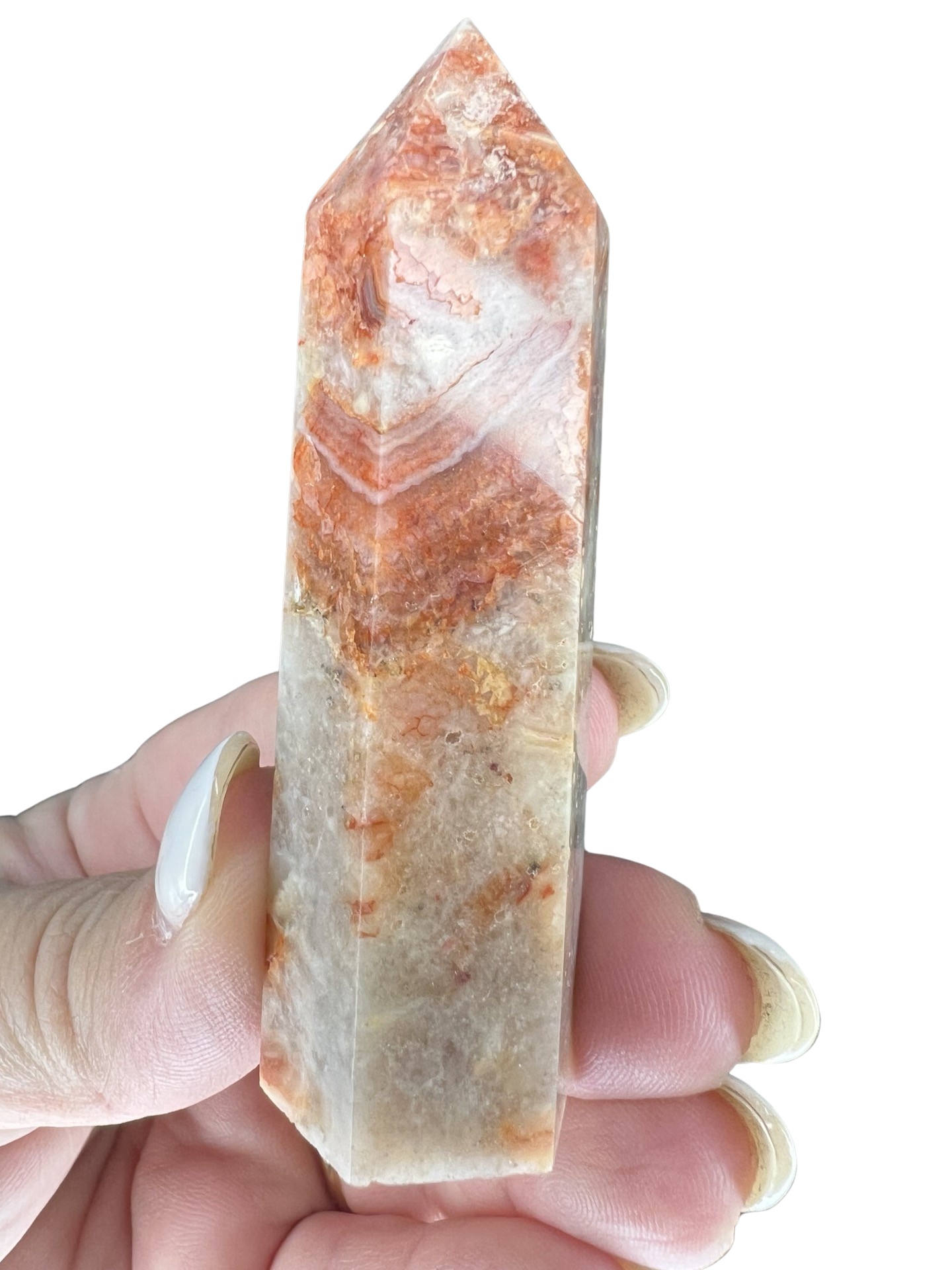 Mexican Lace Agate Tower