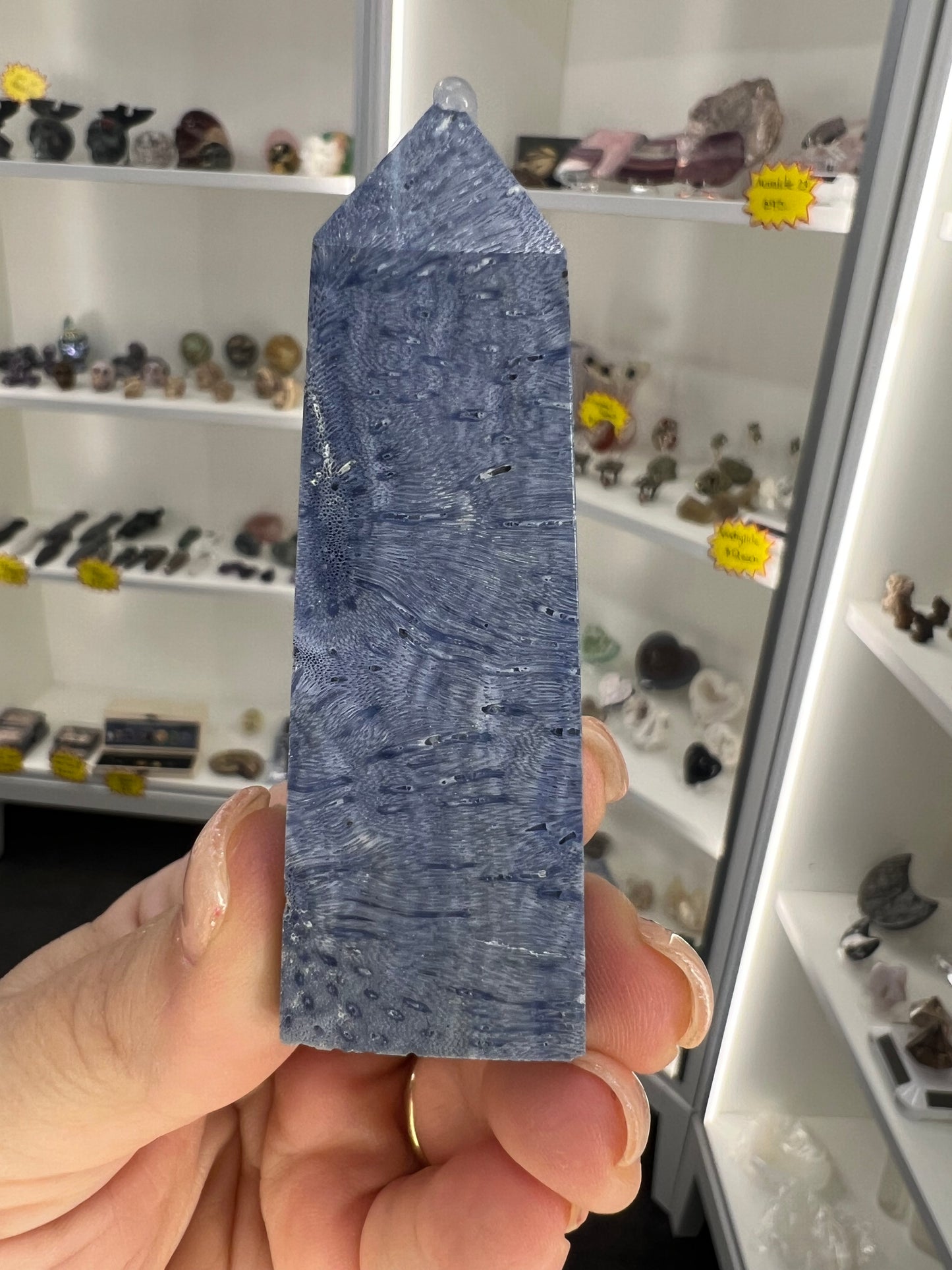 Blue Coral Jade Tower
