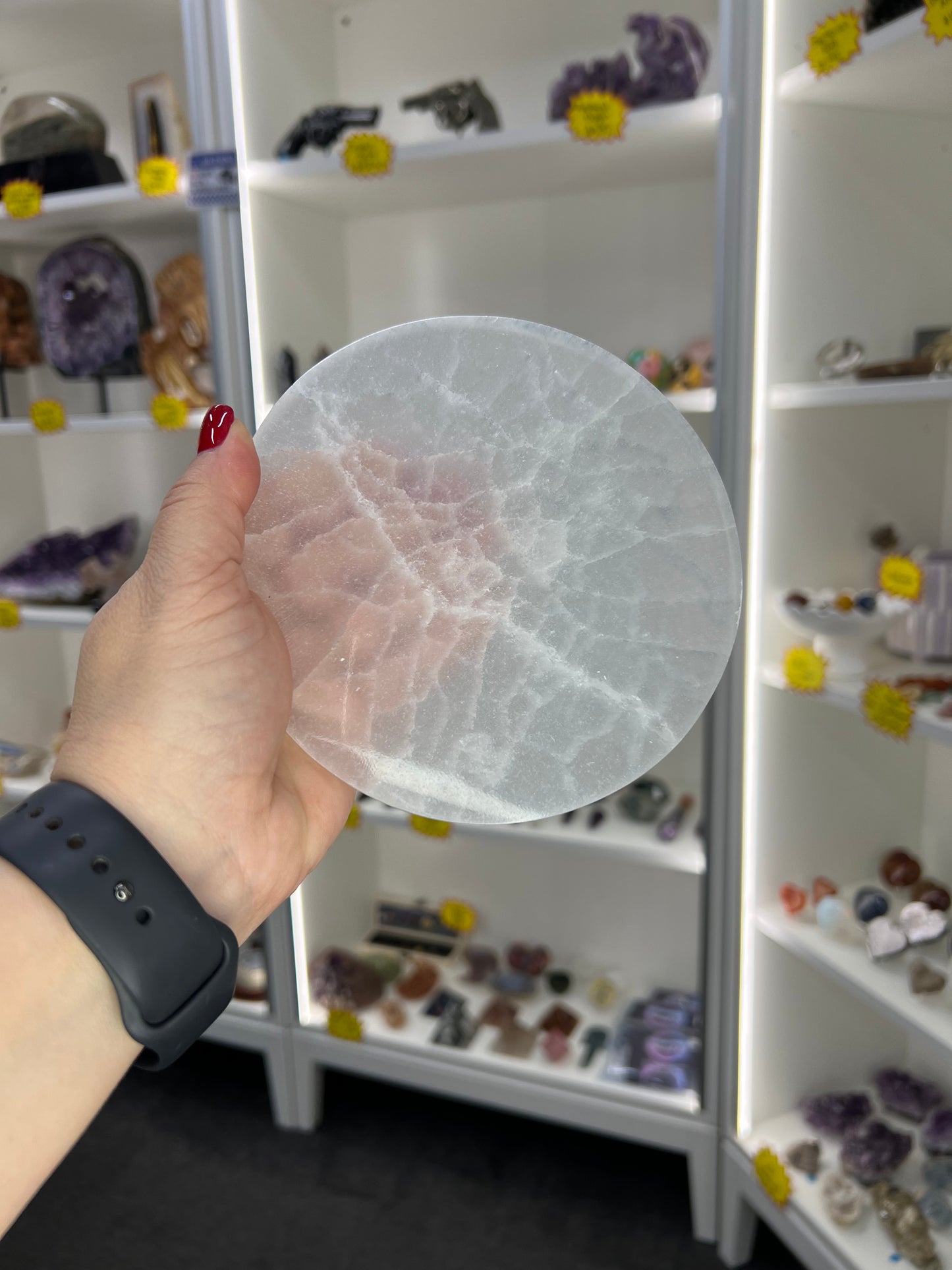 Selenite Charging Plate