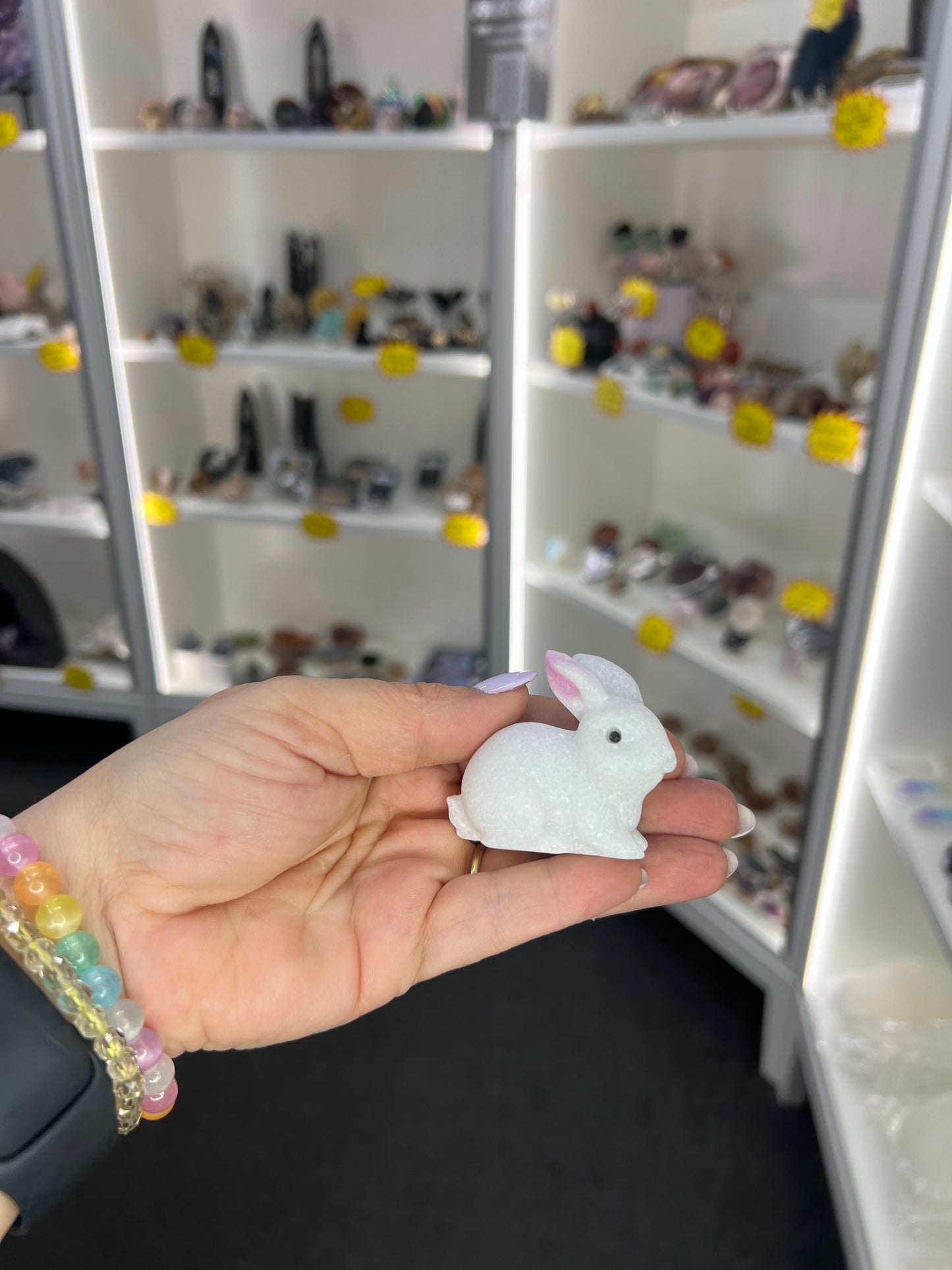 White Quartz Bunny