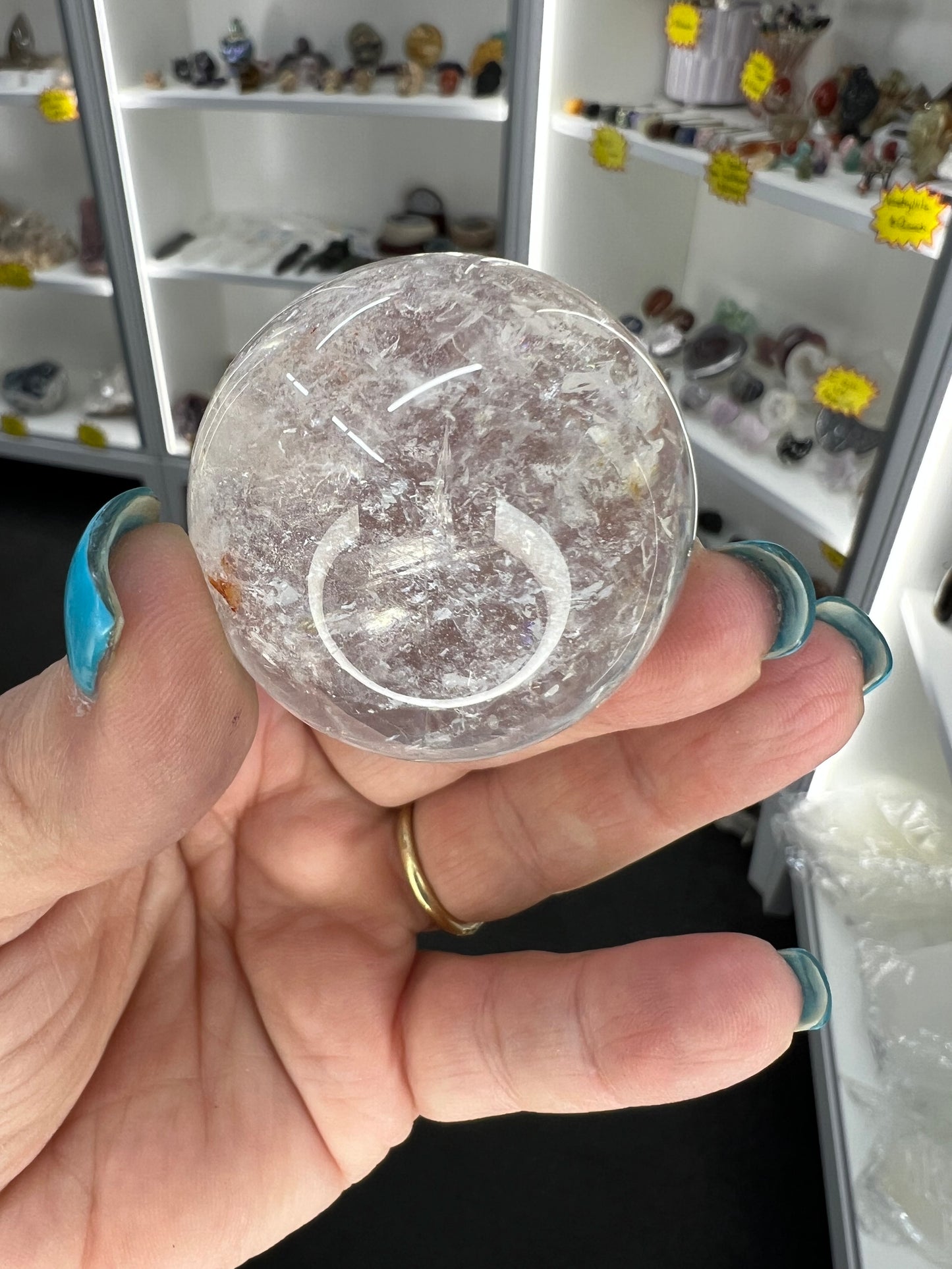 Clear Quartz Sphere with Stand