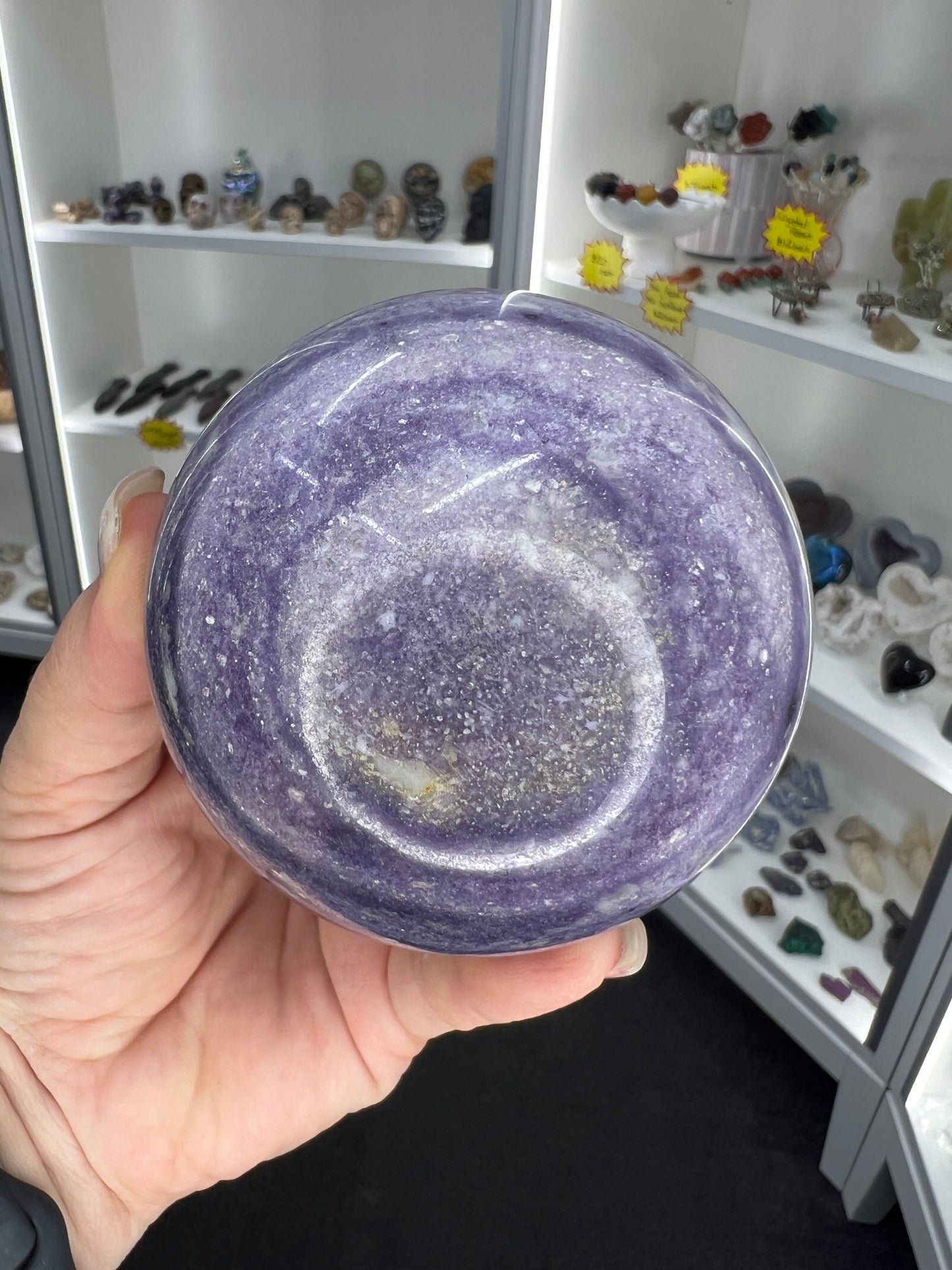 Tiffany Stone Sphere with Stand