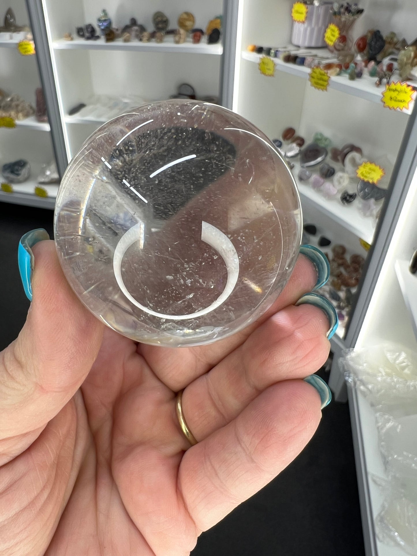 Clear Quartz Sphere with Stand