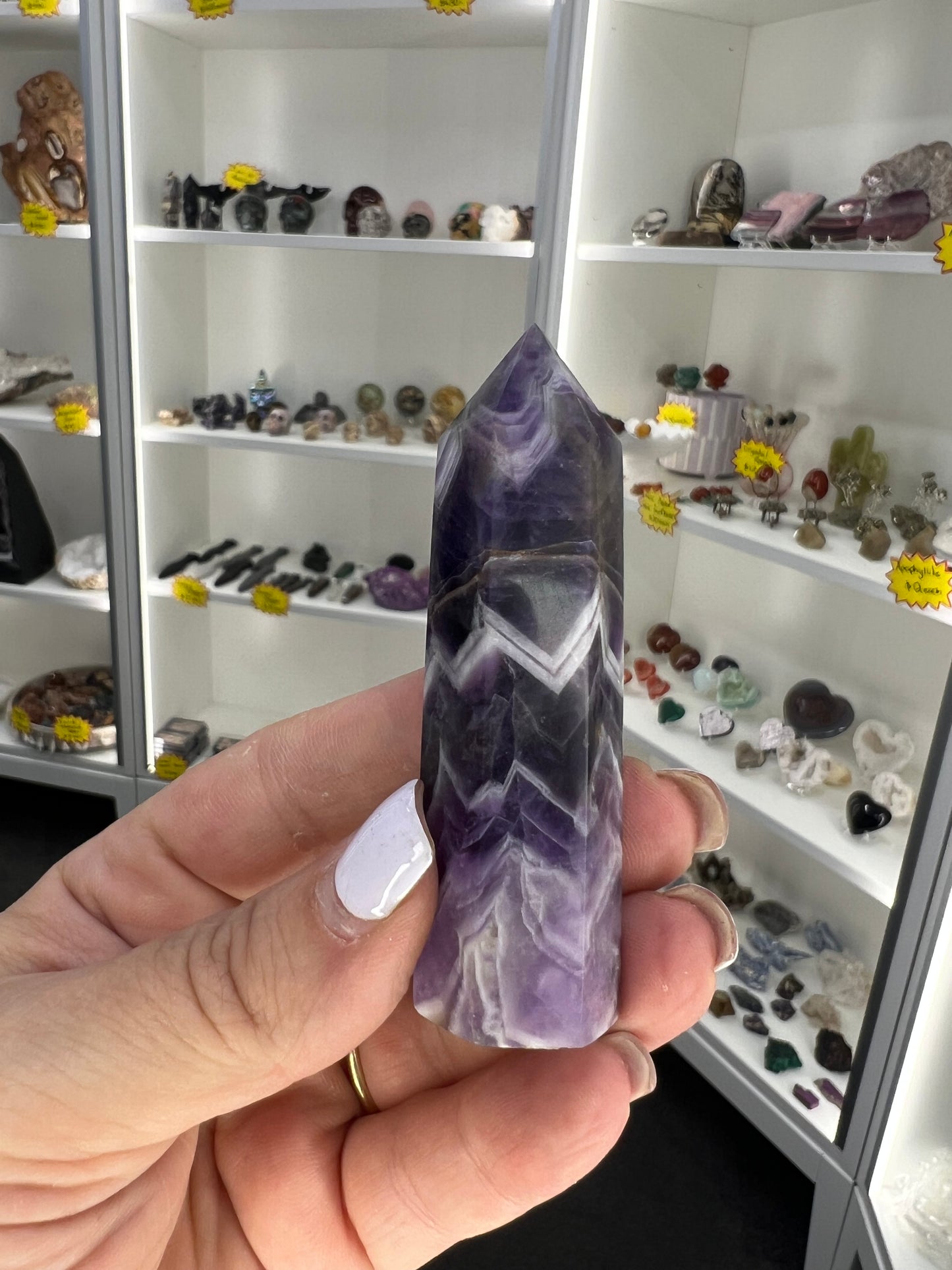 Chevron / Dream Amethyst Tower