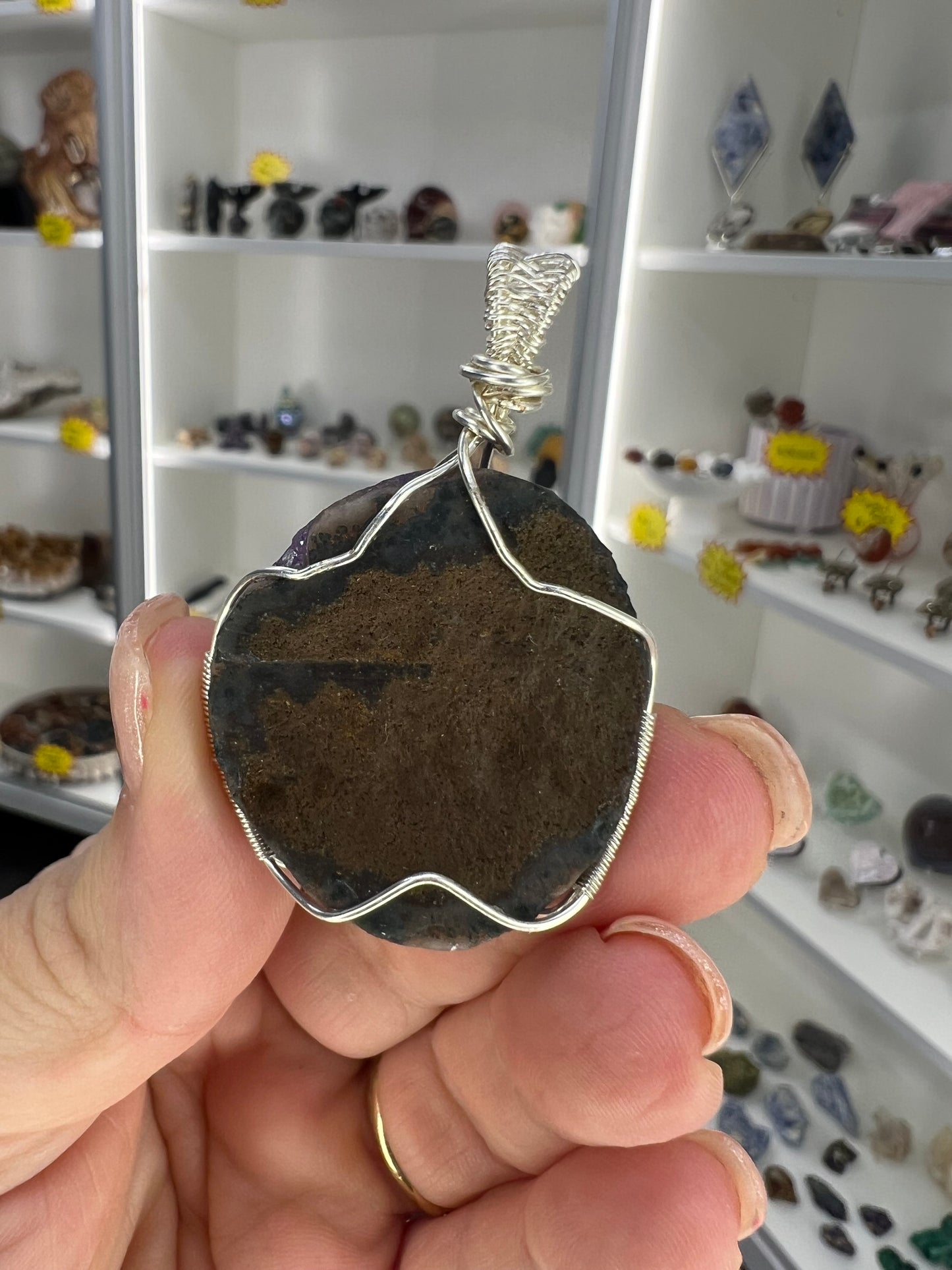 Amethyst Cluster Pendant