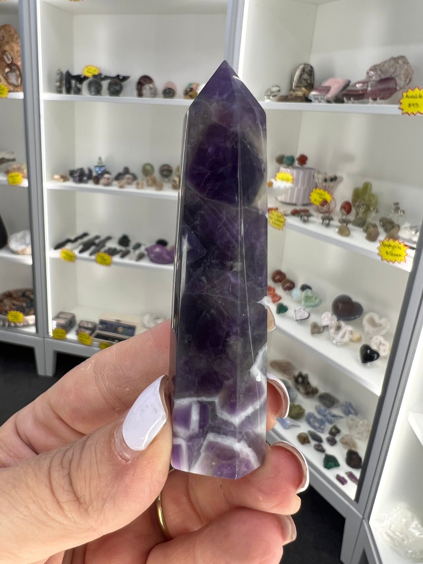 Chevron / Dream Amethyst Tower