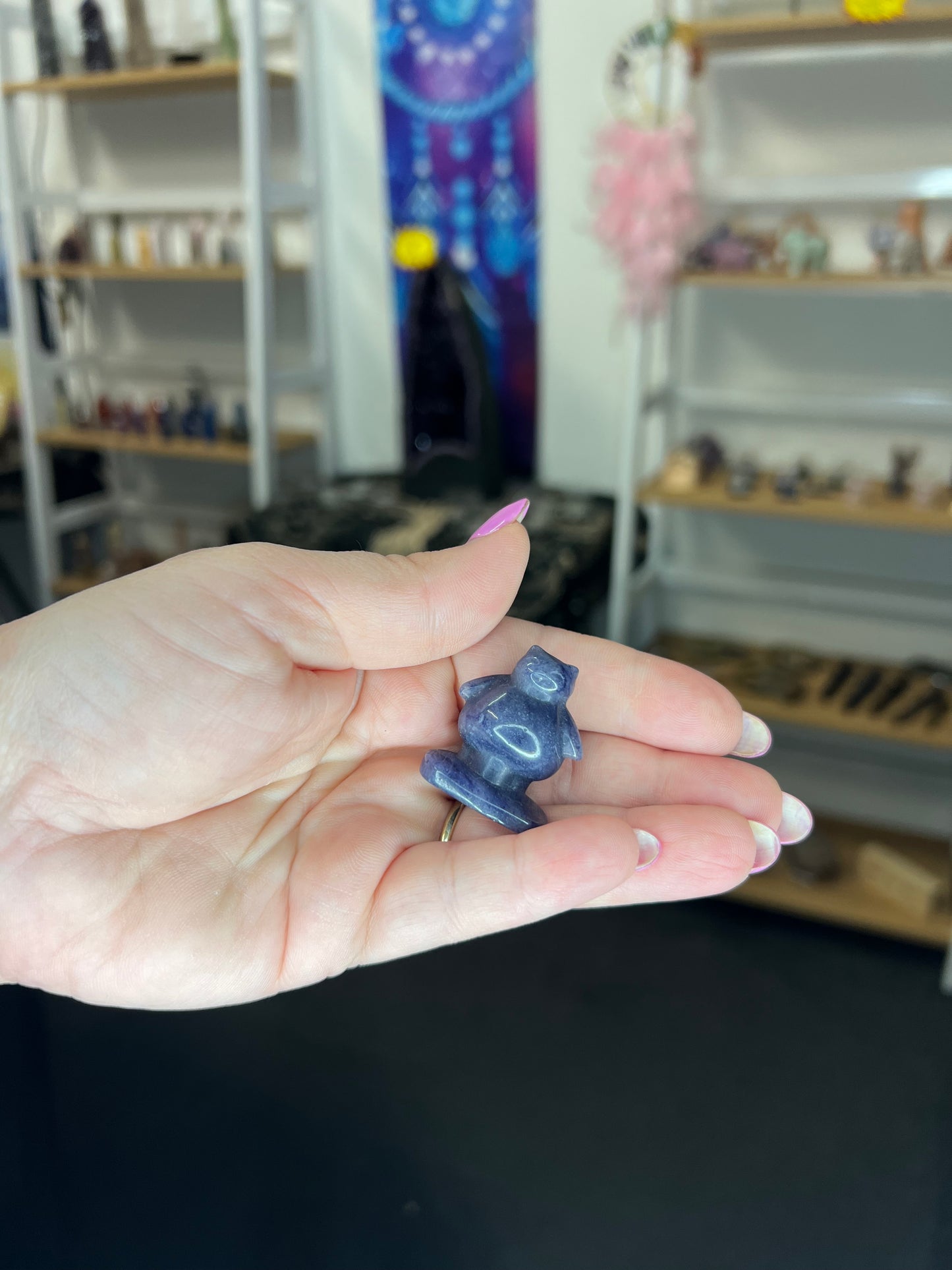 Blue Aventurine Snorlax