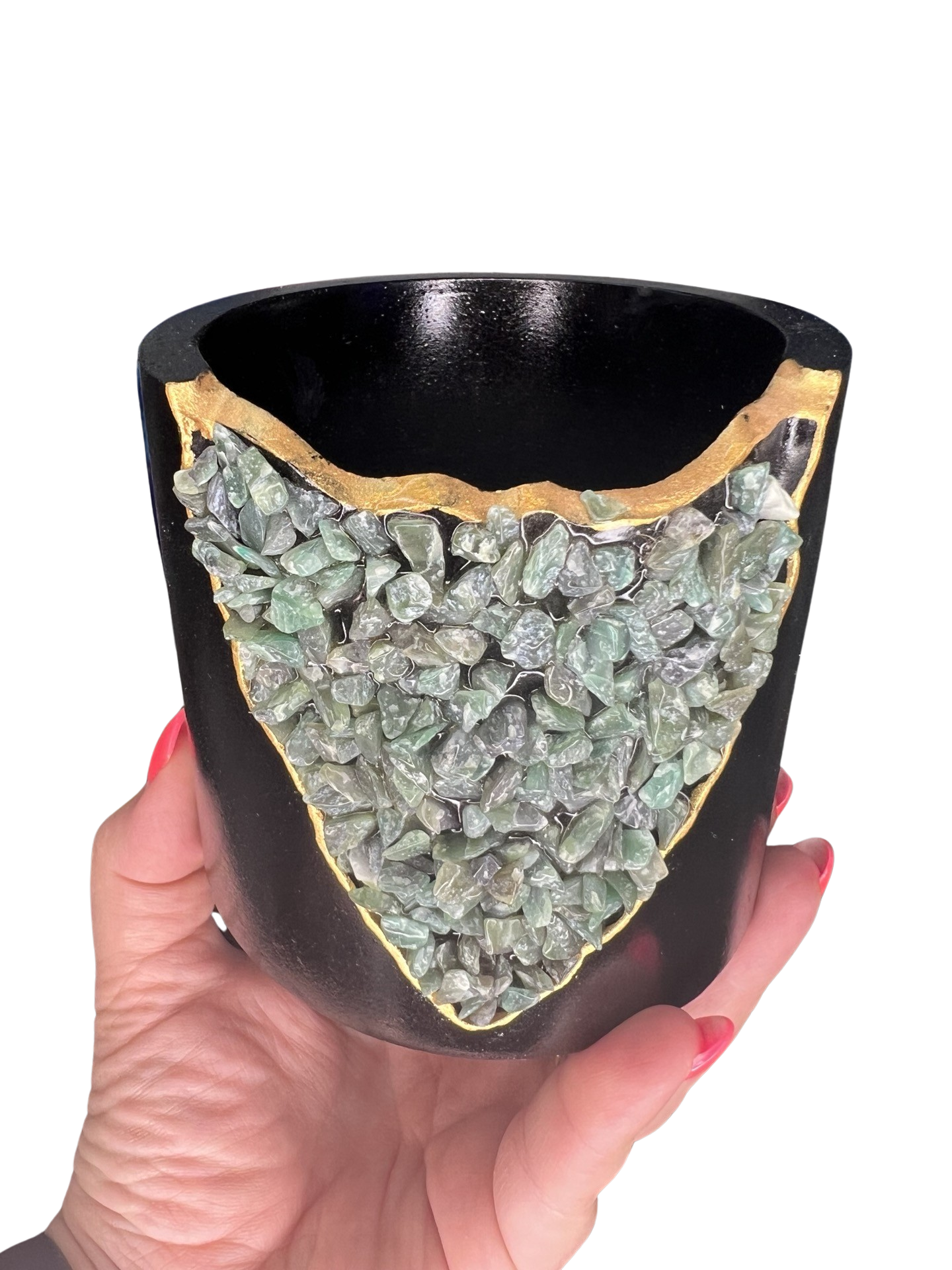 Green Aventurine Pot