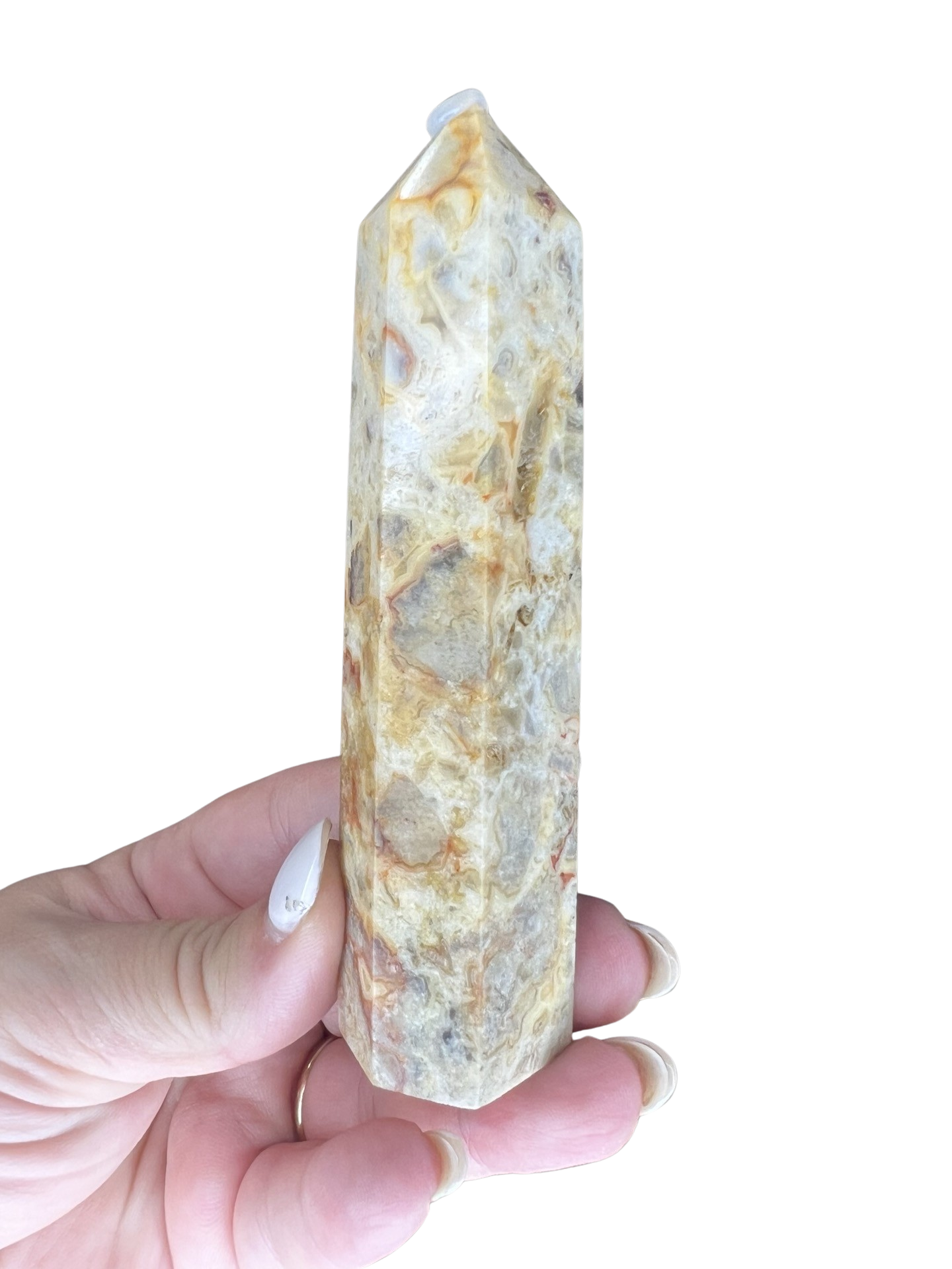 Crazy Lace Agate Tower