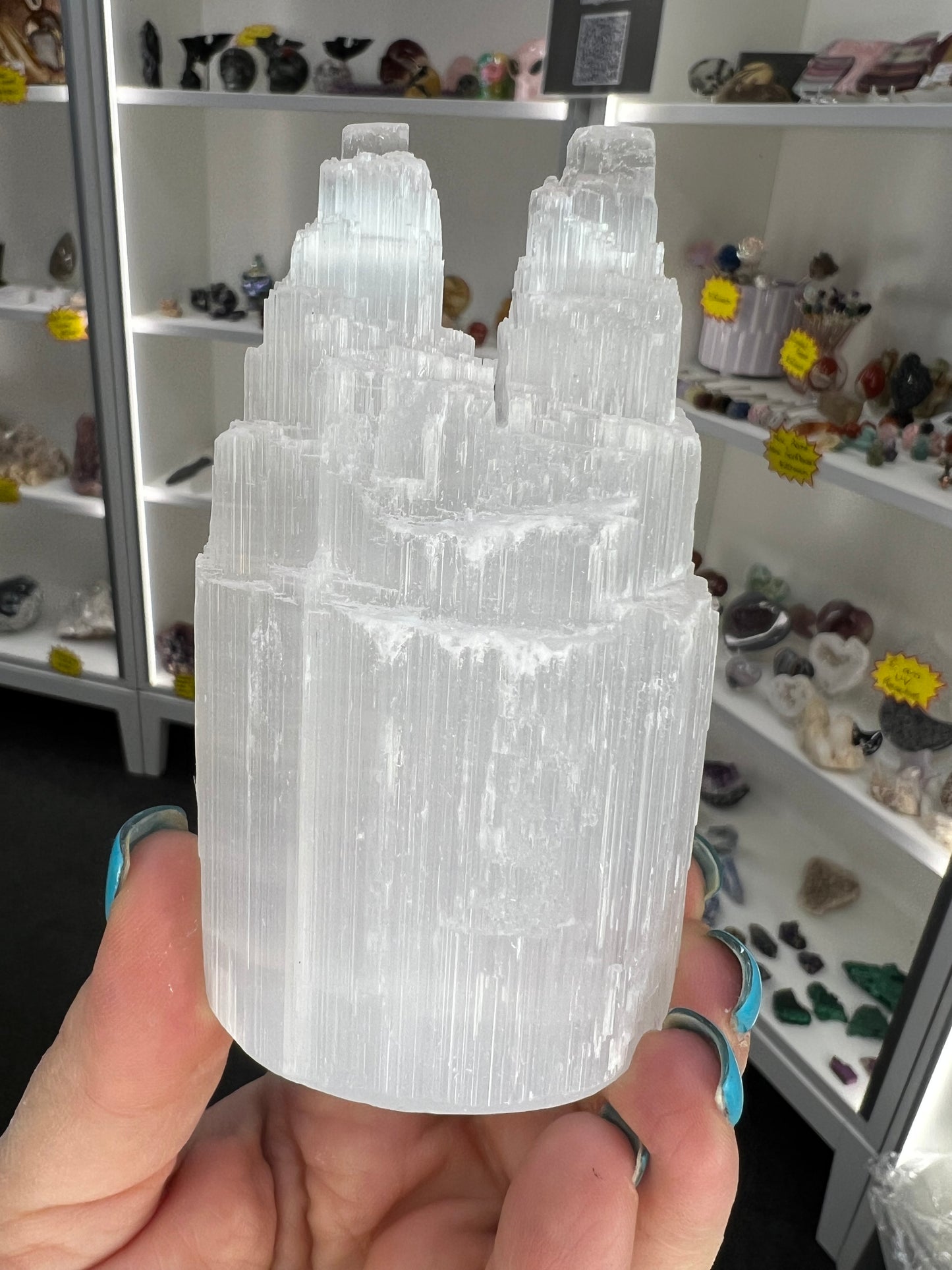 Selenite Twin Towers