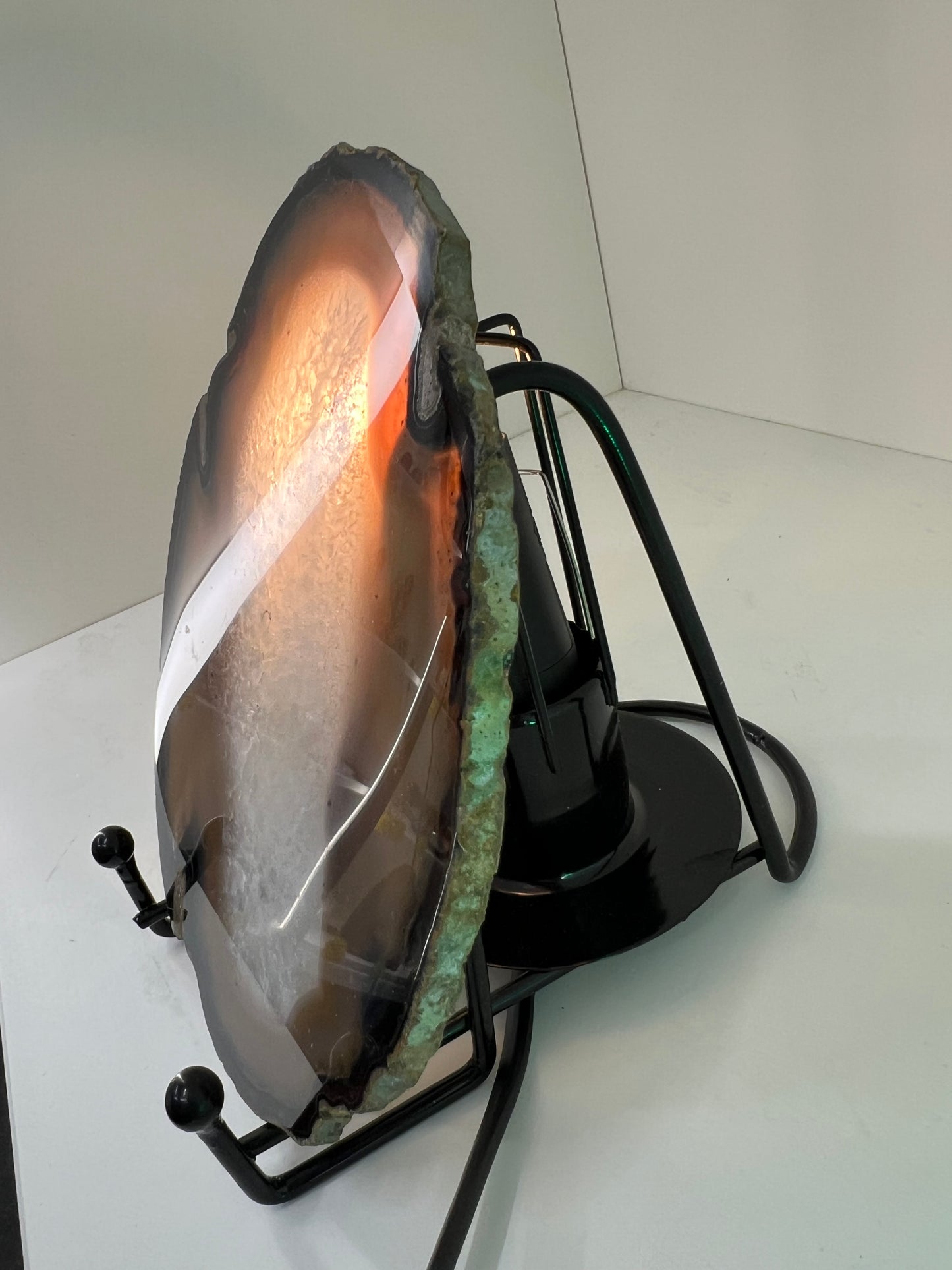 Agate Slice Lamp