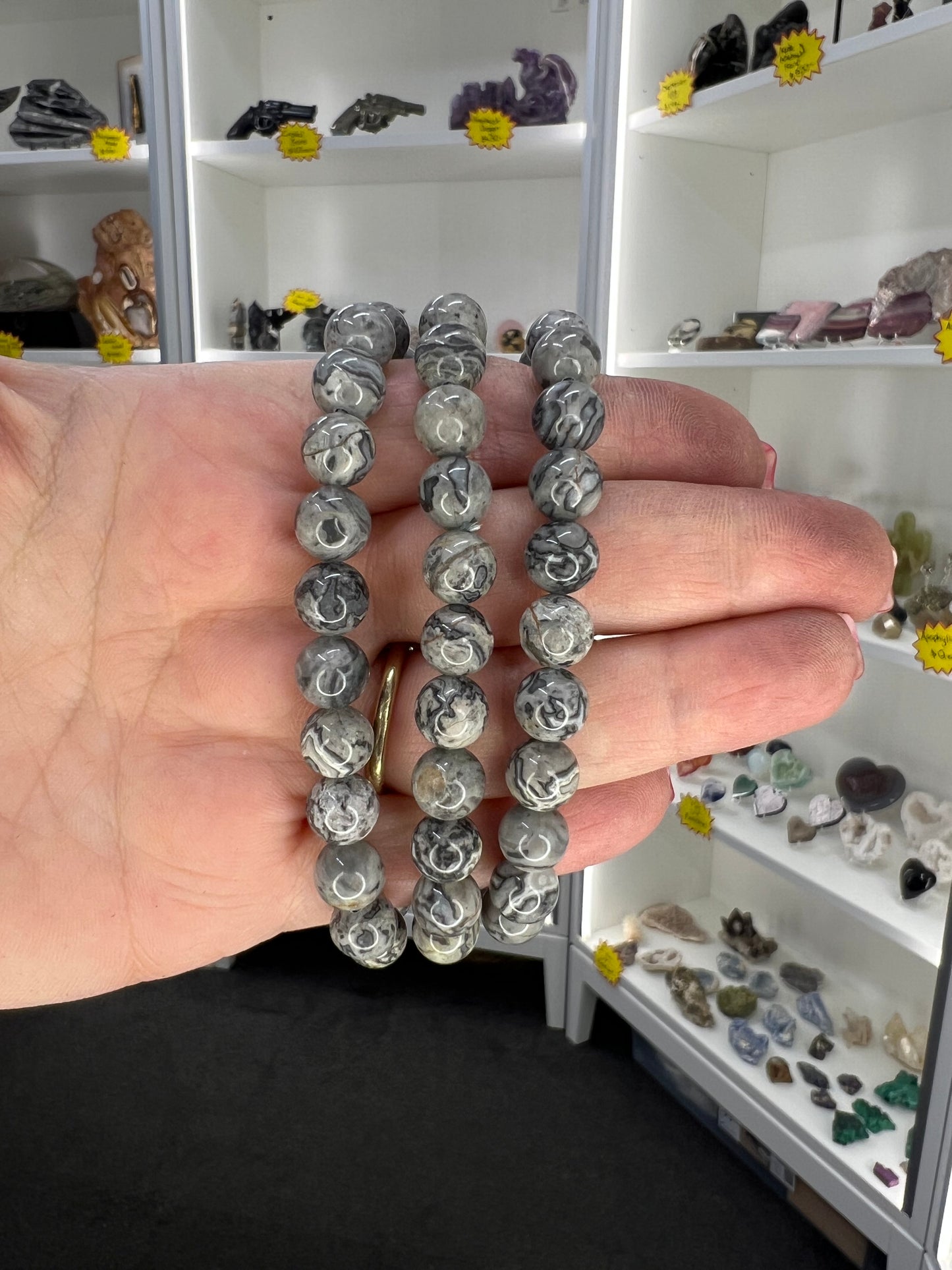 Picasso Jasper 8mm Bracelet