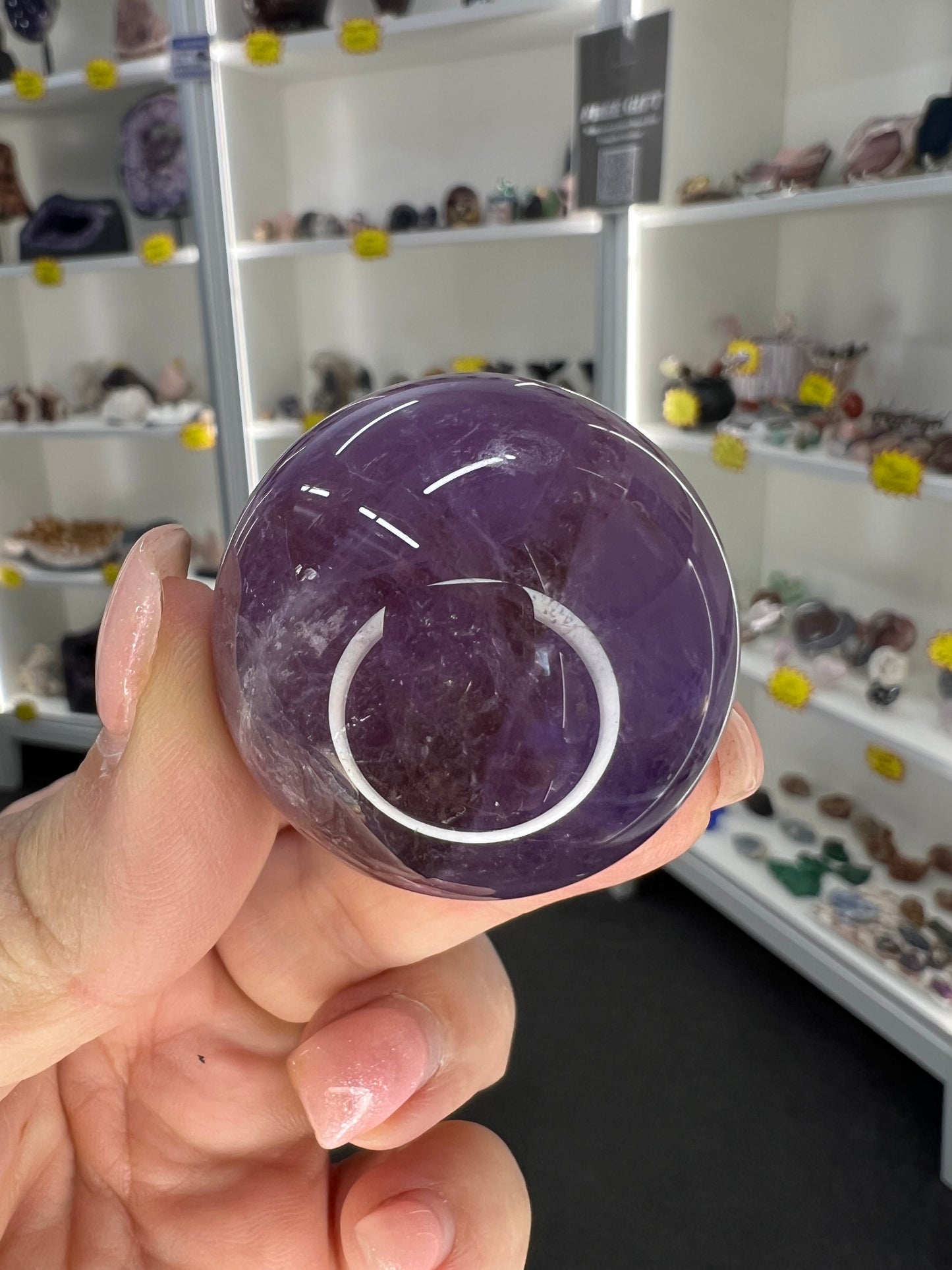 Amethyst Sphere on Stand