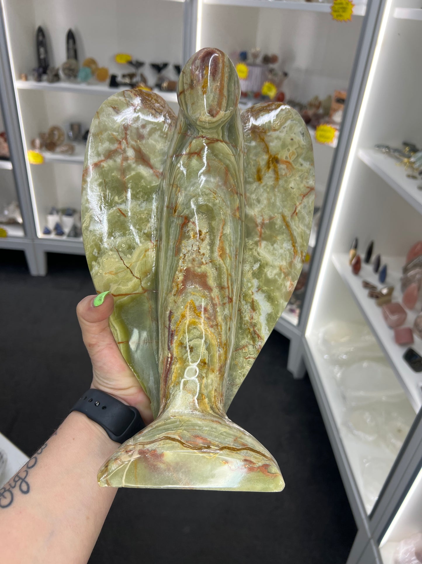 Green Onyx Angel