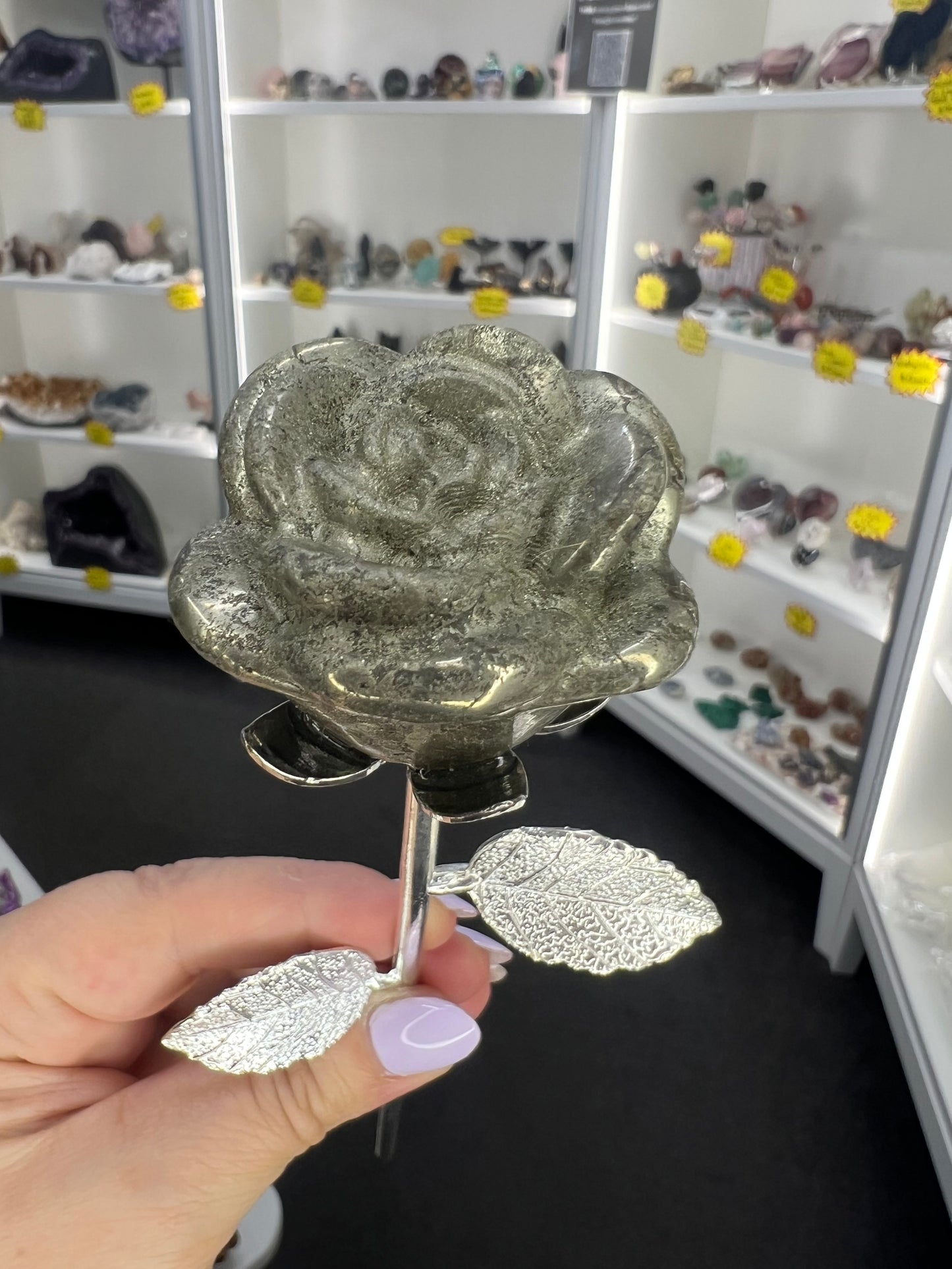 Pyrite Forever Rose