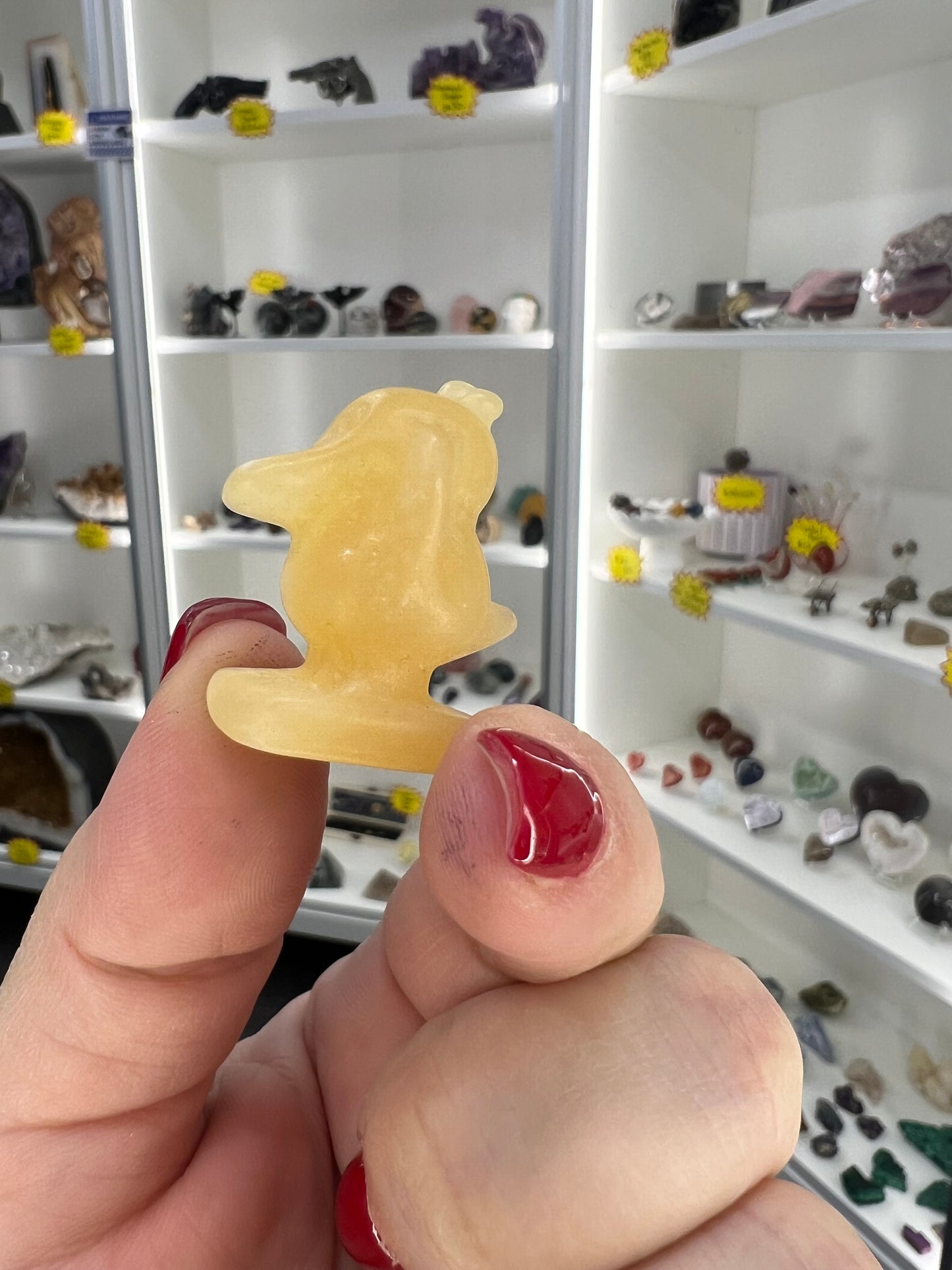 Yellow Calcite Psyduck