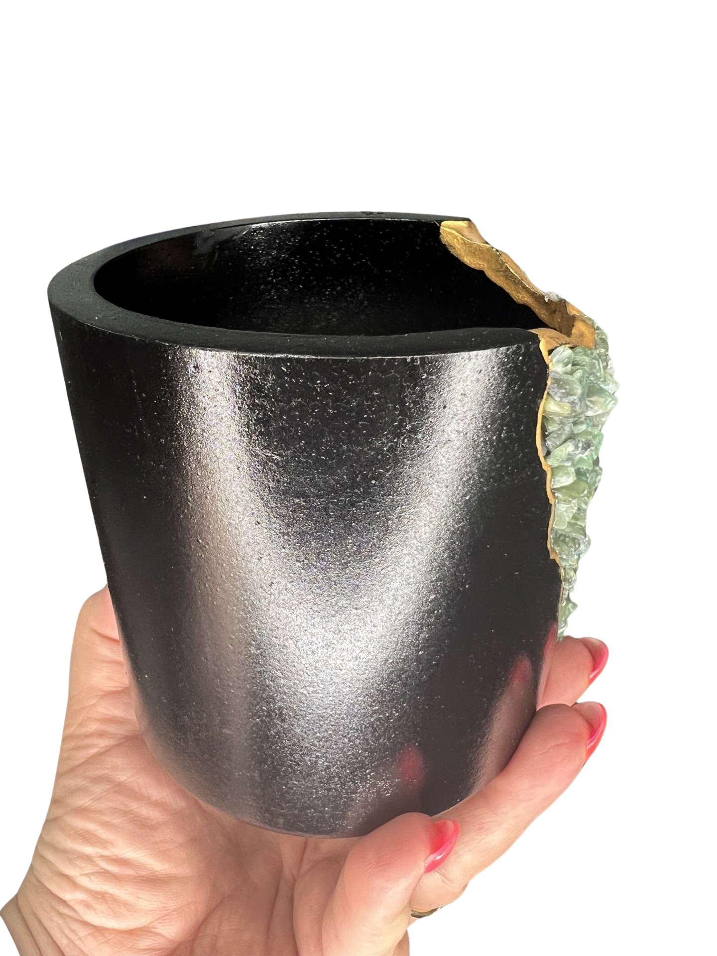 Green Aventurine Pot