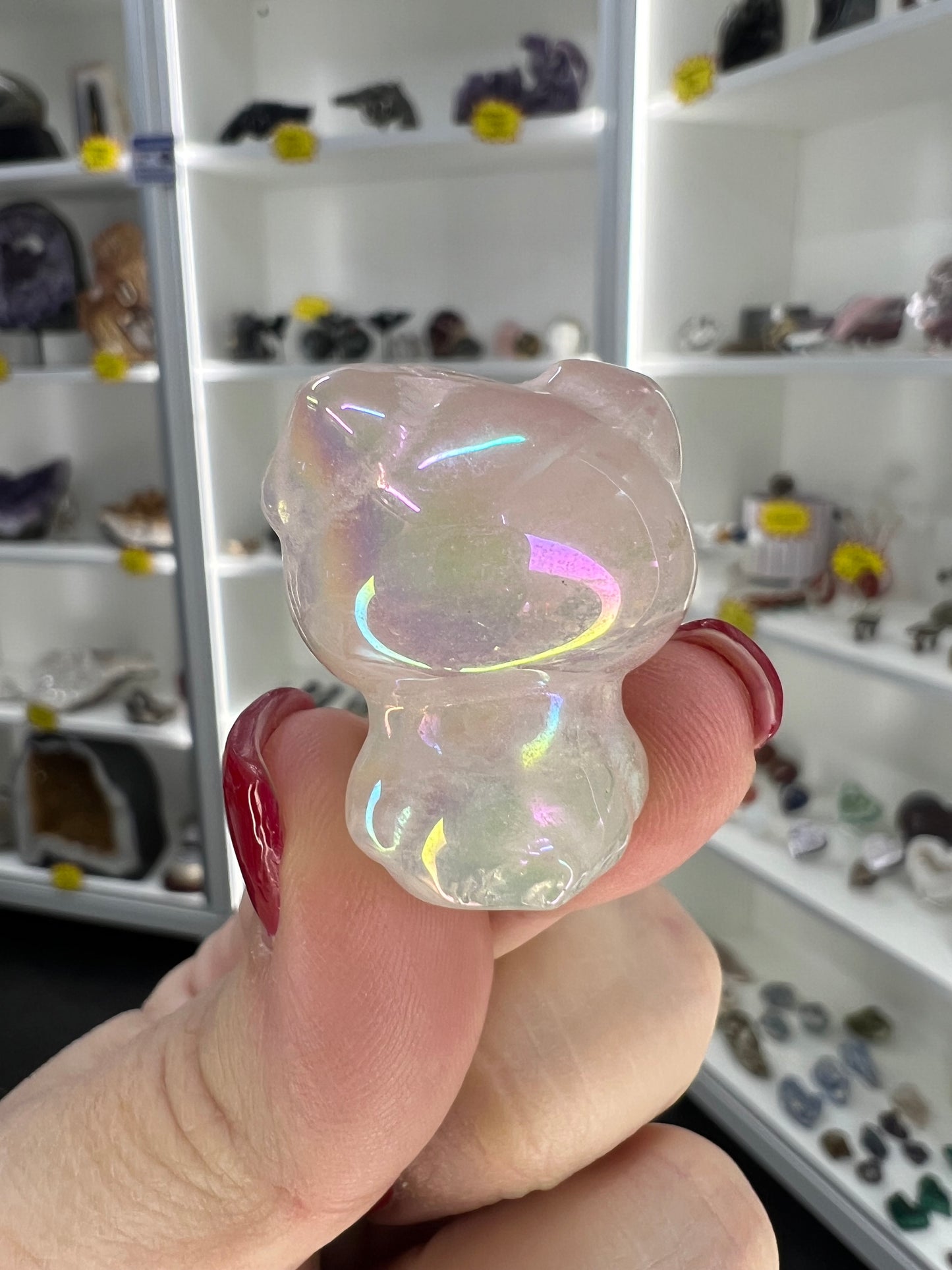 Aura Rose Quartz Hello Kitty