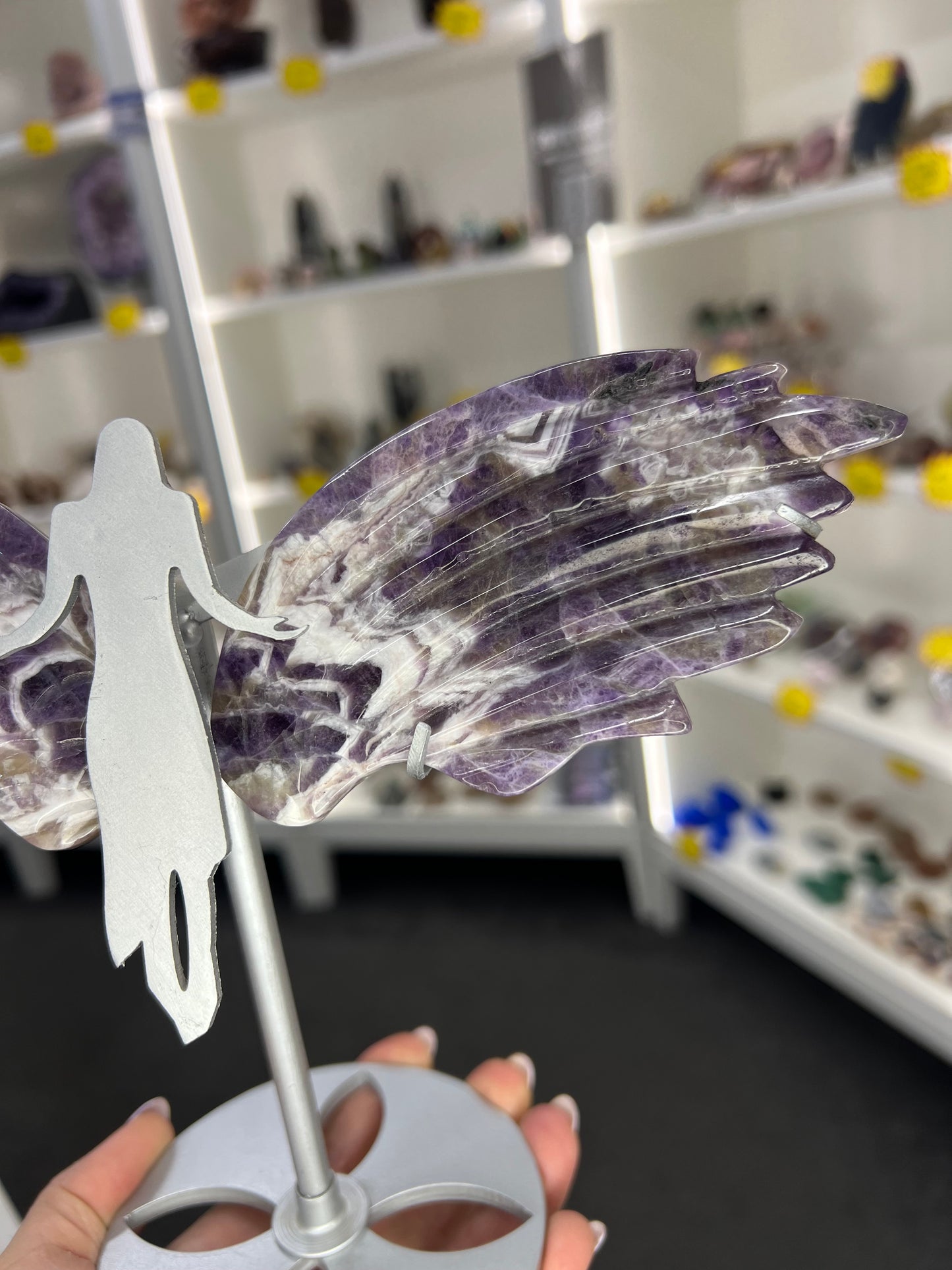 Chevron / Dream Amethyst Angel