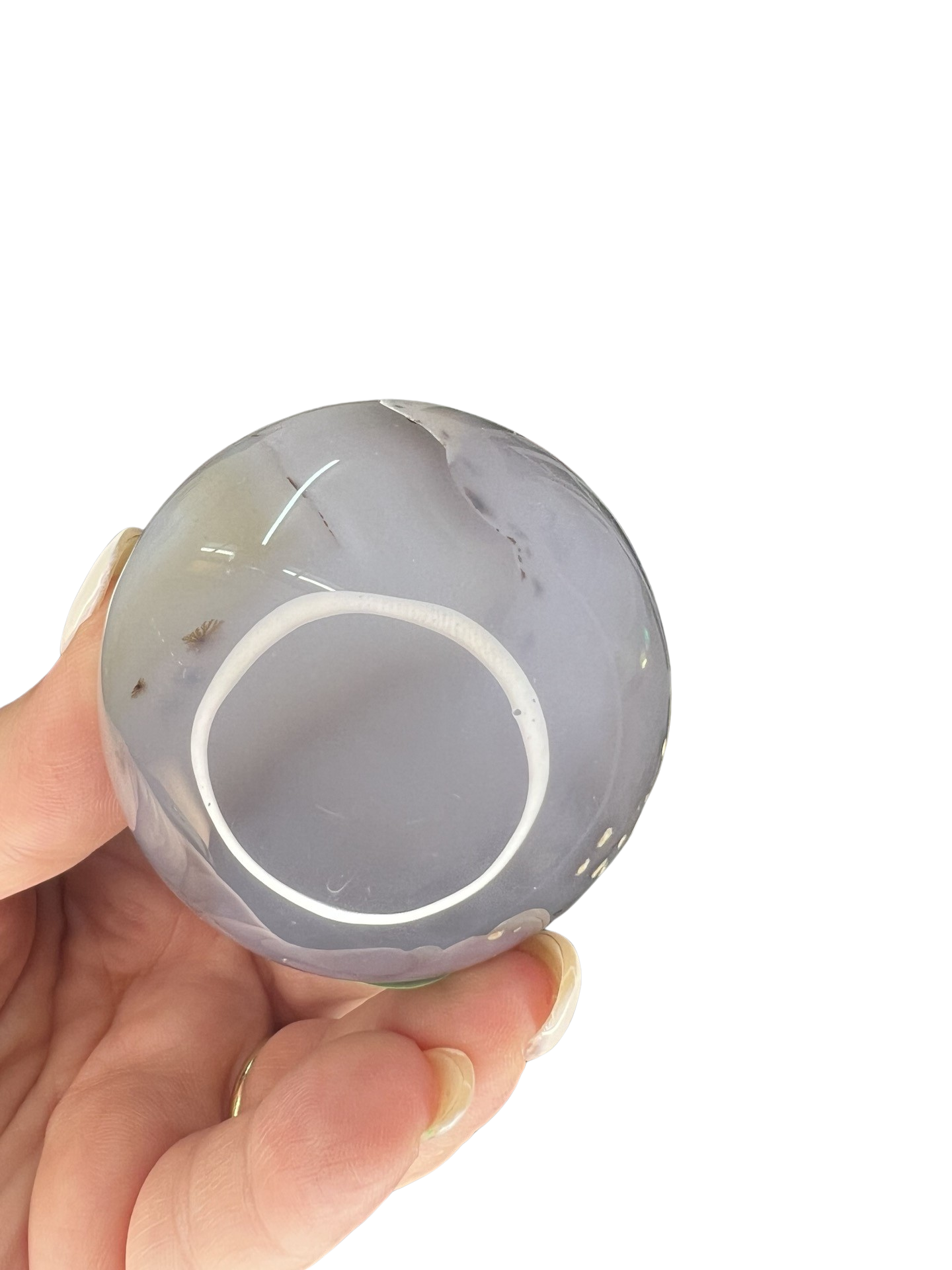 Druzy Agate Sphere with Stand