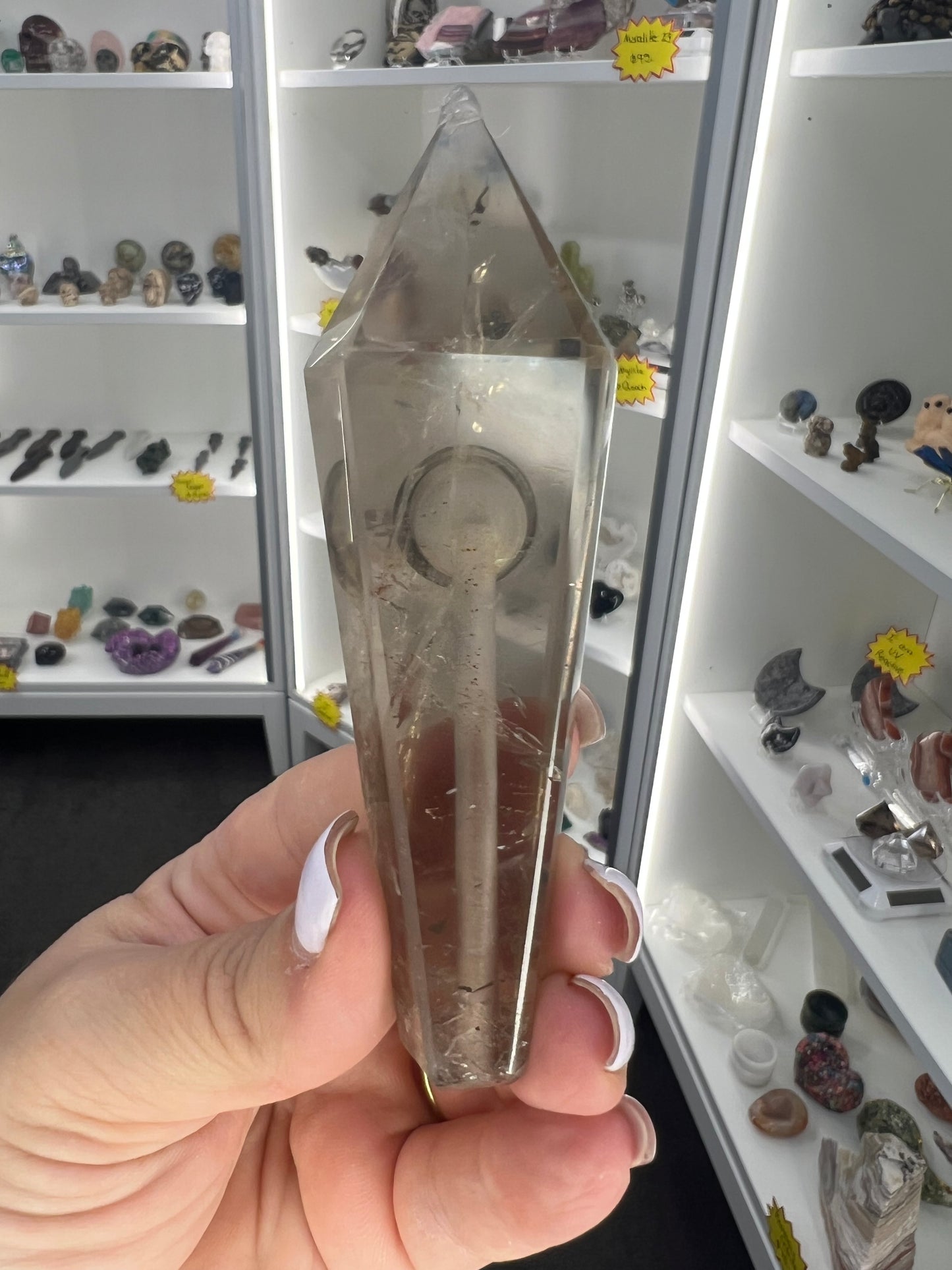 Smoky Quartz Pipe