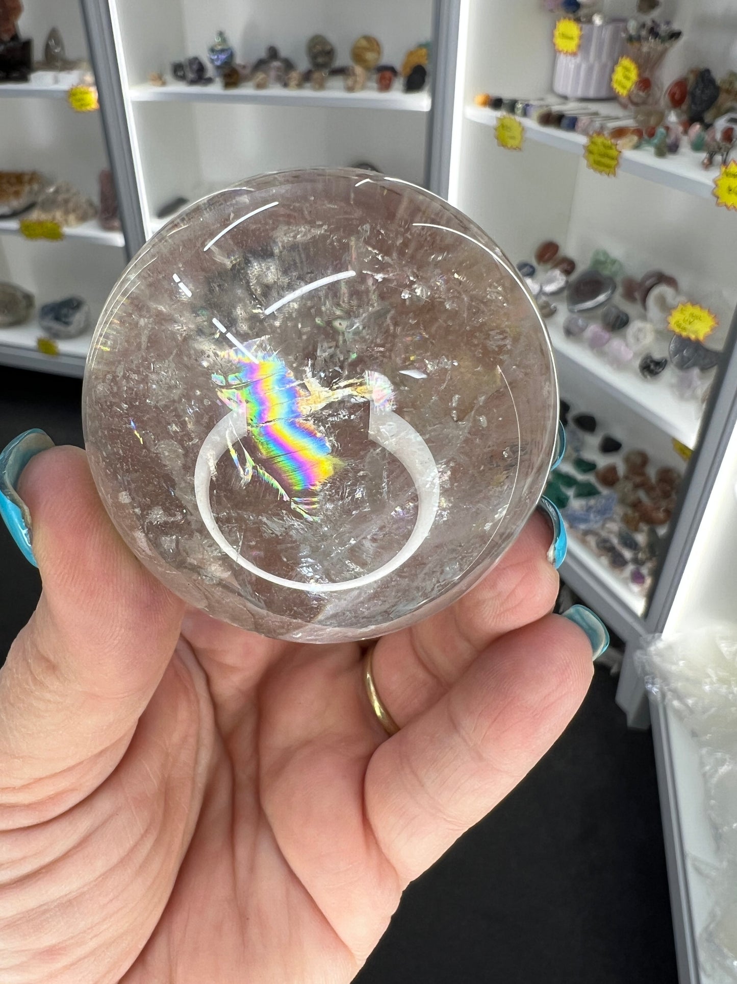 Clear Quartz Sphere with Stand