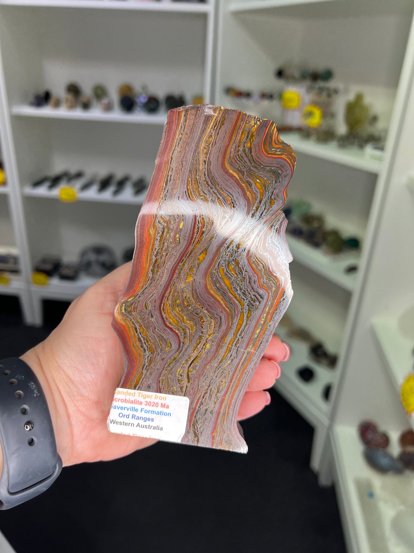 Tiger Iron Base Cut Slab